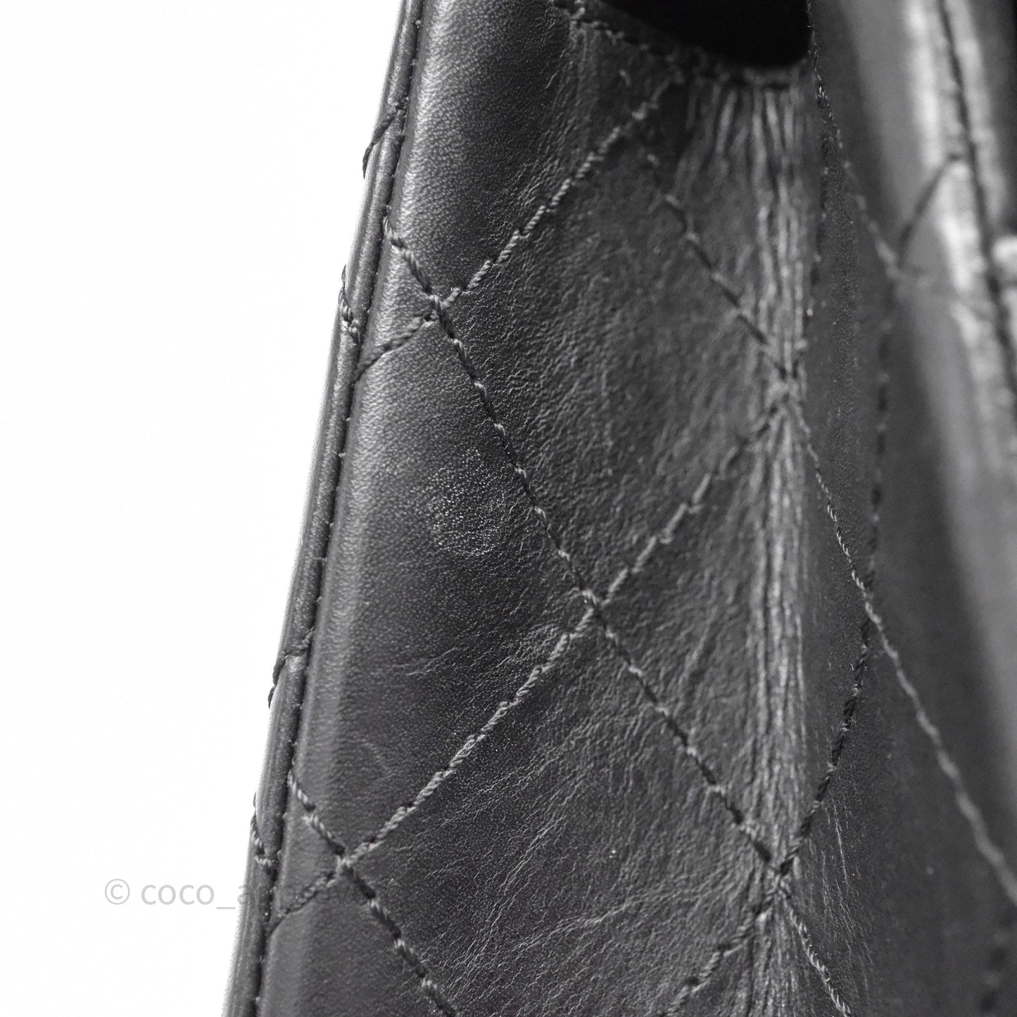 Chanel Reissue Quilted Aged Calfskin Black Gold Hardware 226