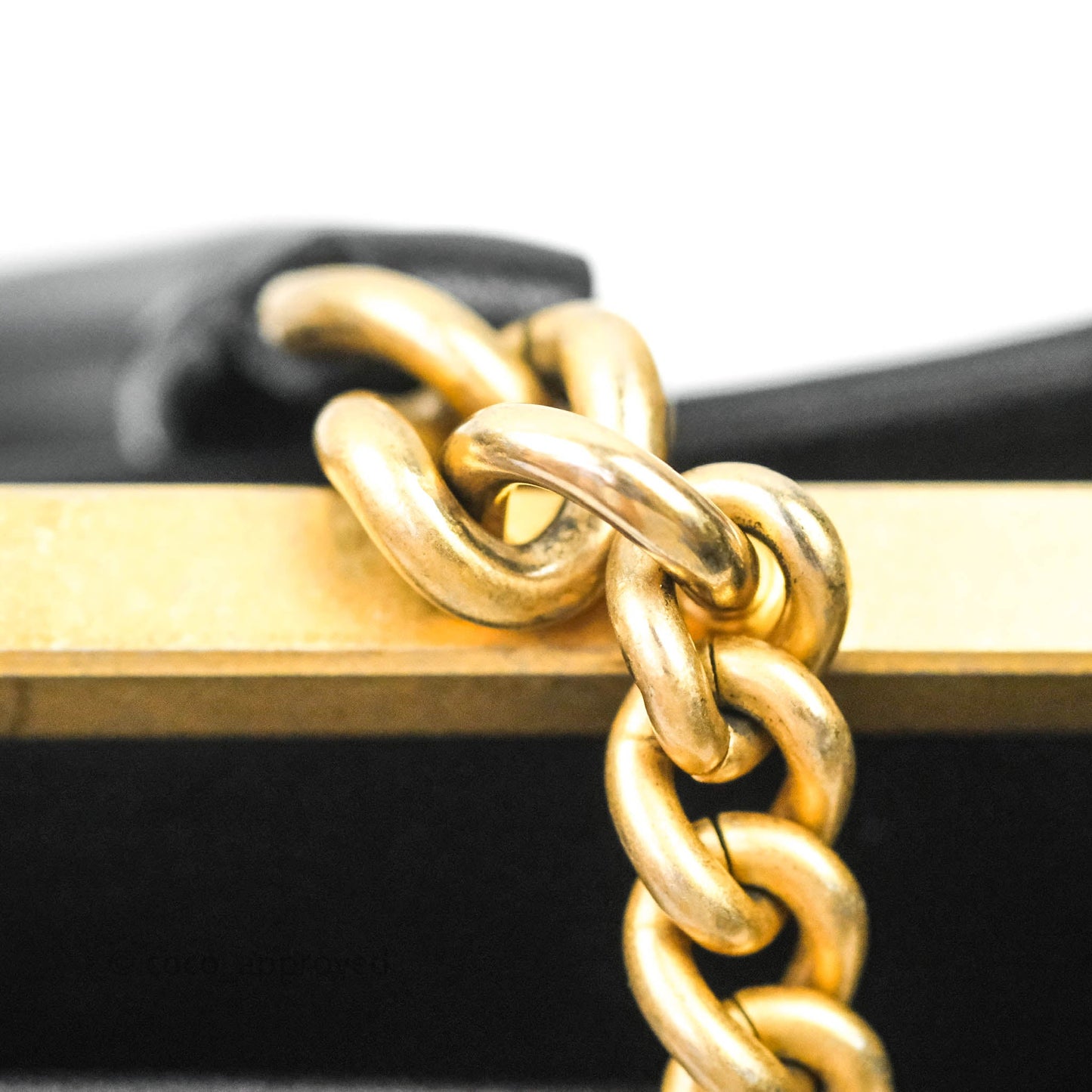 Chanel Flat Quilted Coco Luxe Large Shopping Bag Black Aged Gold Hardware 18P