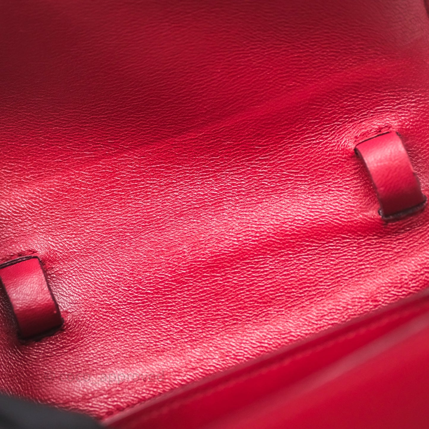 Celine Small Classic Box Flap Red Calfskin