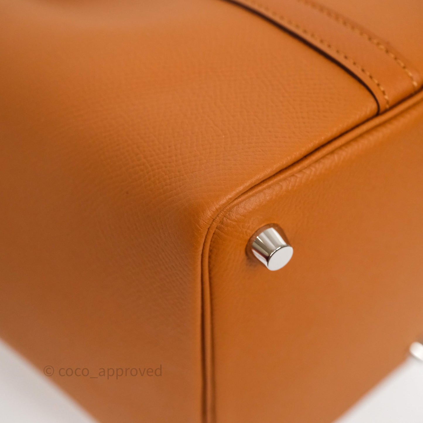 Hermès Picotin 18 Tressage Gold Epsom Palladium Hardware