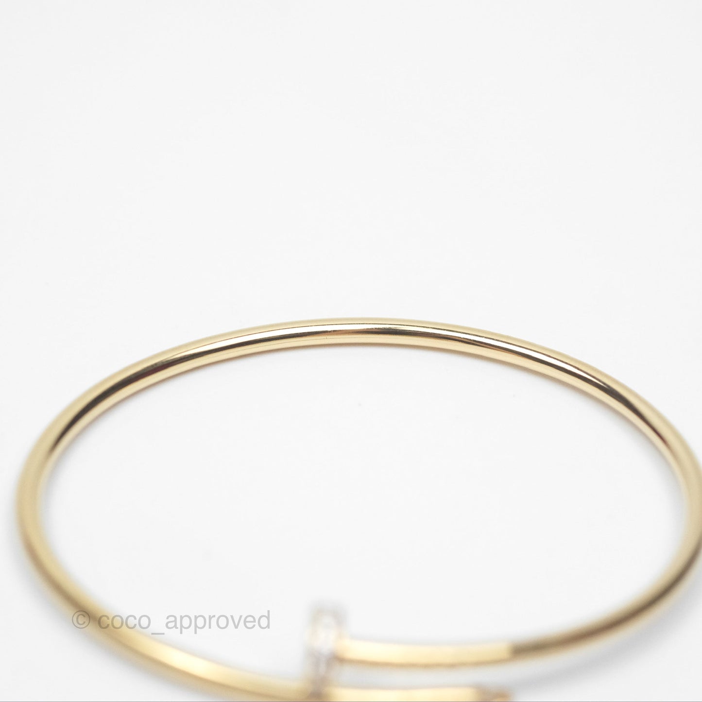 Cartier Small Juste Un Clou Bracelet 18K Yellow Gold Diamond