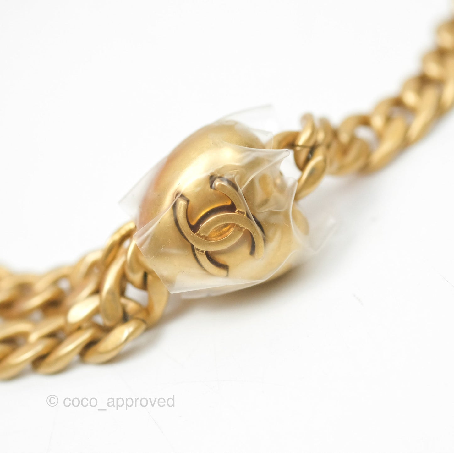 Chanel Vanity Heart Crush Adjustable Chain Pink Caviar Aged Gold Hardware