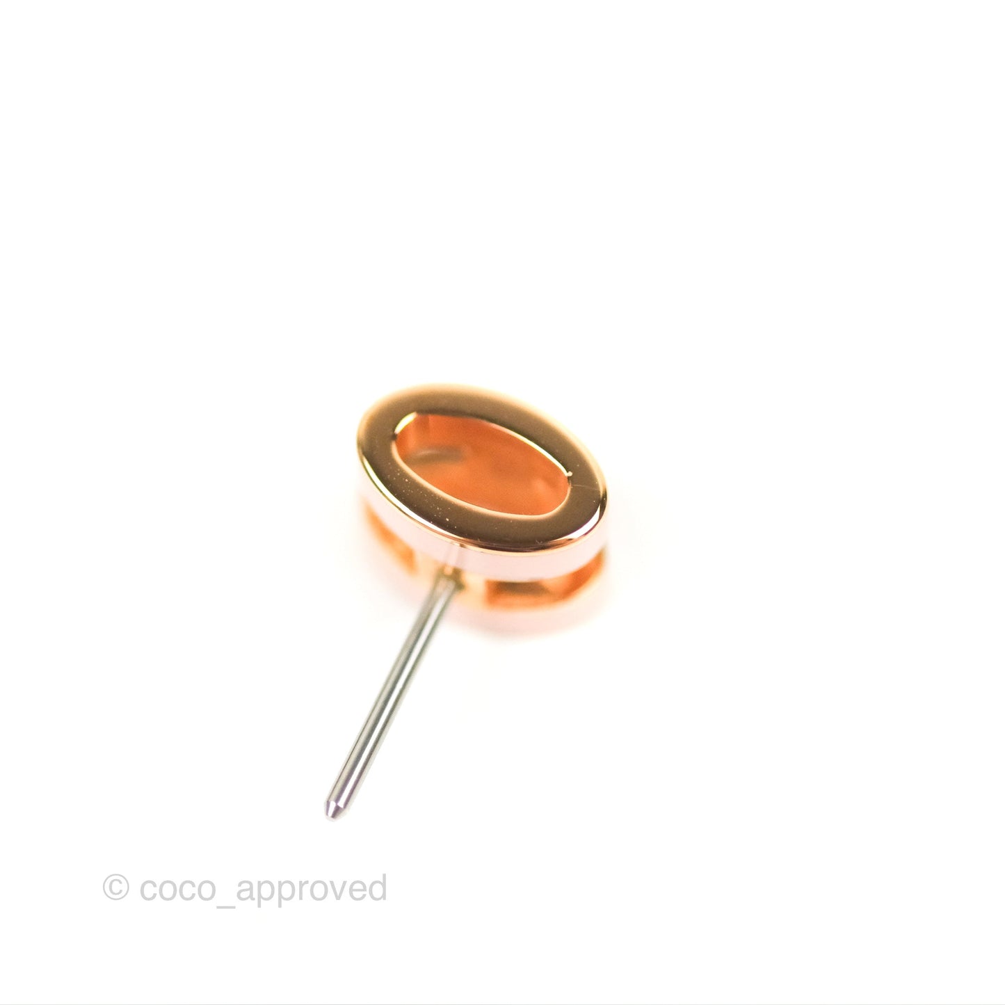 Hermès Mini Pop H Earrings Rose Gold Hardware