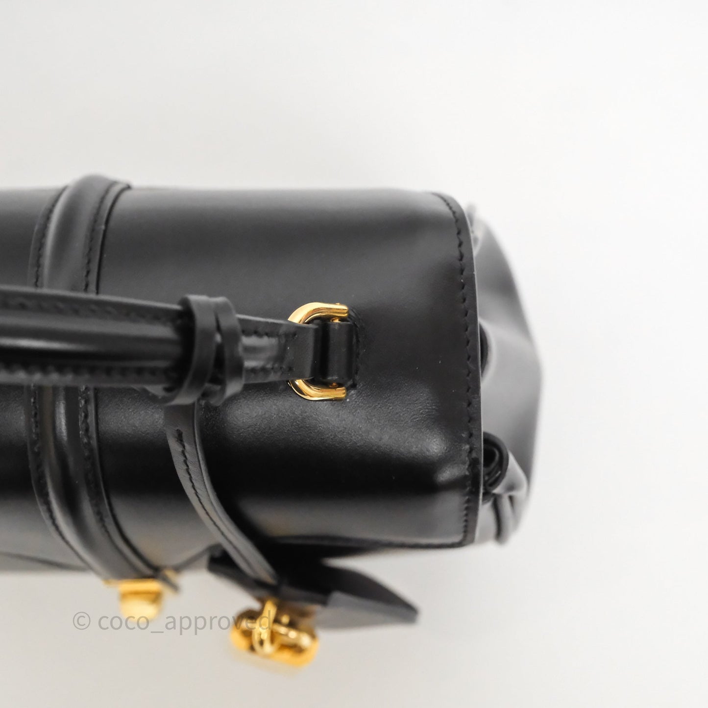 Celine Mini 16 Bag in Satinated Calfskin Black
