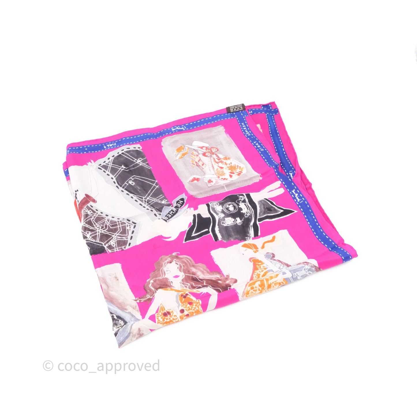Hermès J´aime Mon Carré Silk Scarf 70