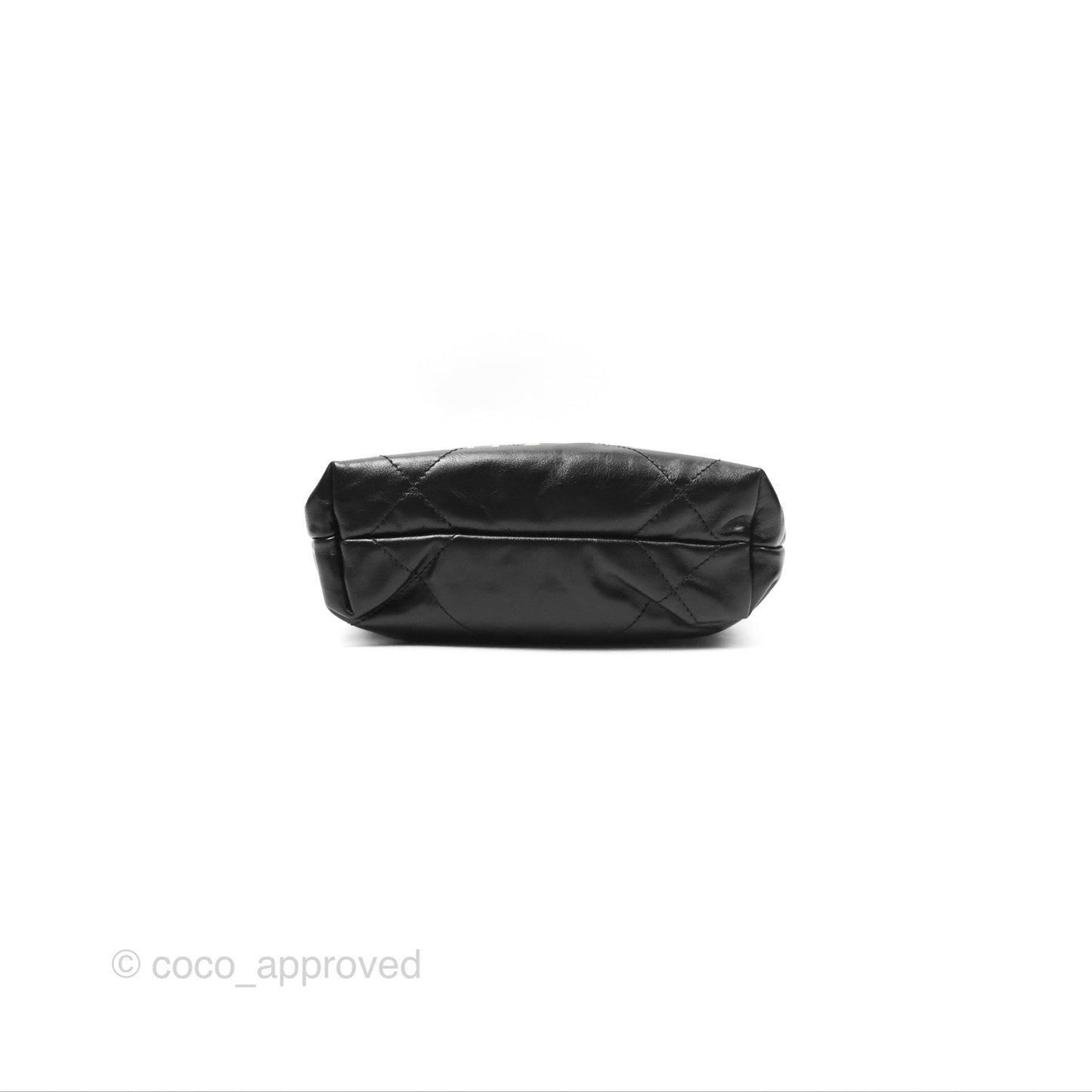 Chanel 22 Mini Bag Black Shiny Crumpled Calfskin