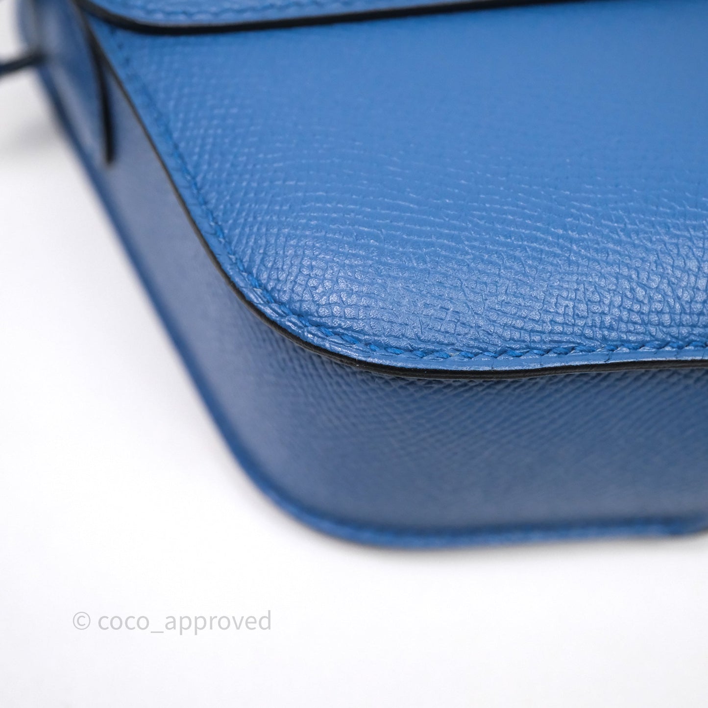 Hermès Cherche-Midi R2 Bleu Agate Epsom Palladium Hardware