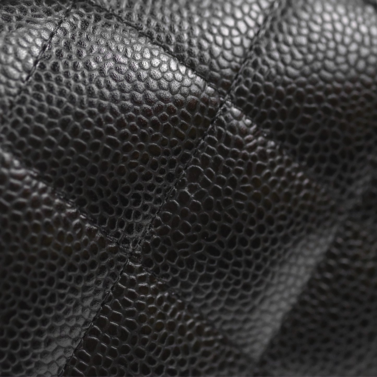 Chanel Jumbo Double Flap Quilted Black Caviar Silver Hardware