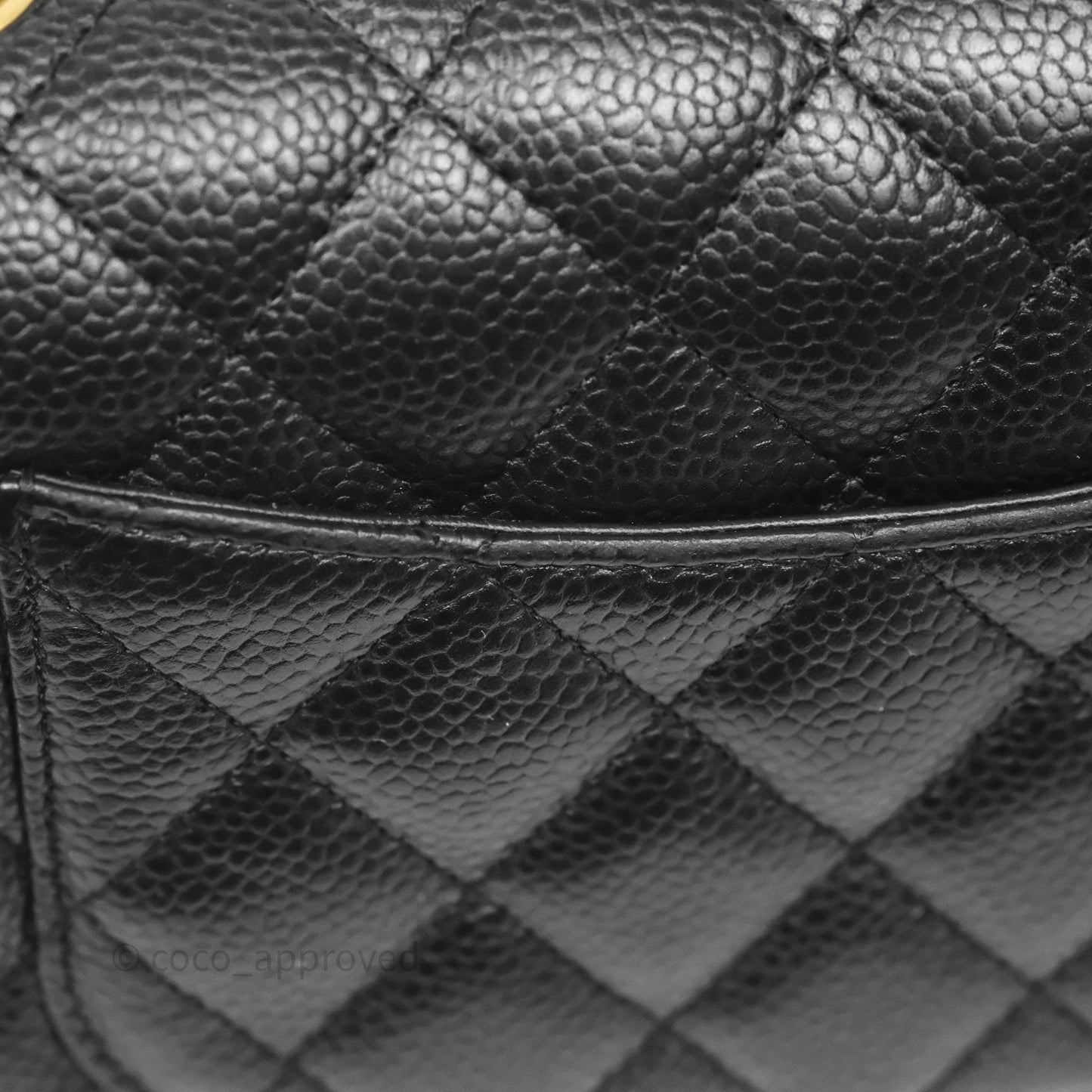 Chanel Mini Rectangular Quilted Black Caviar Aged Gold Hardware