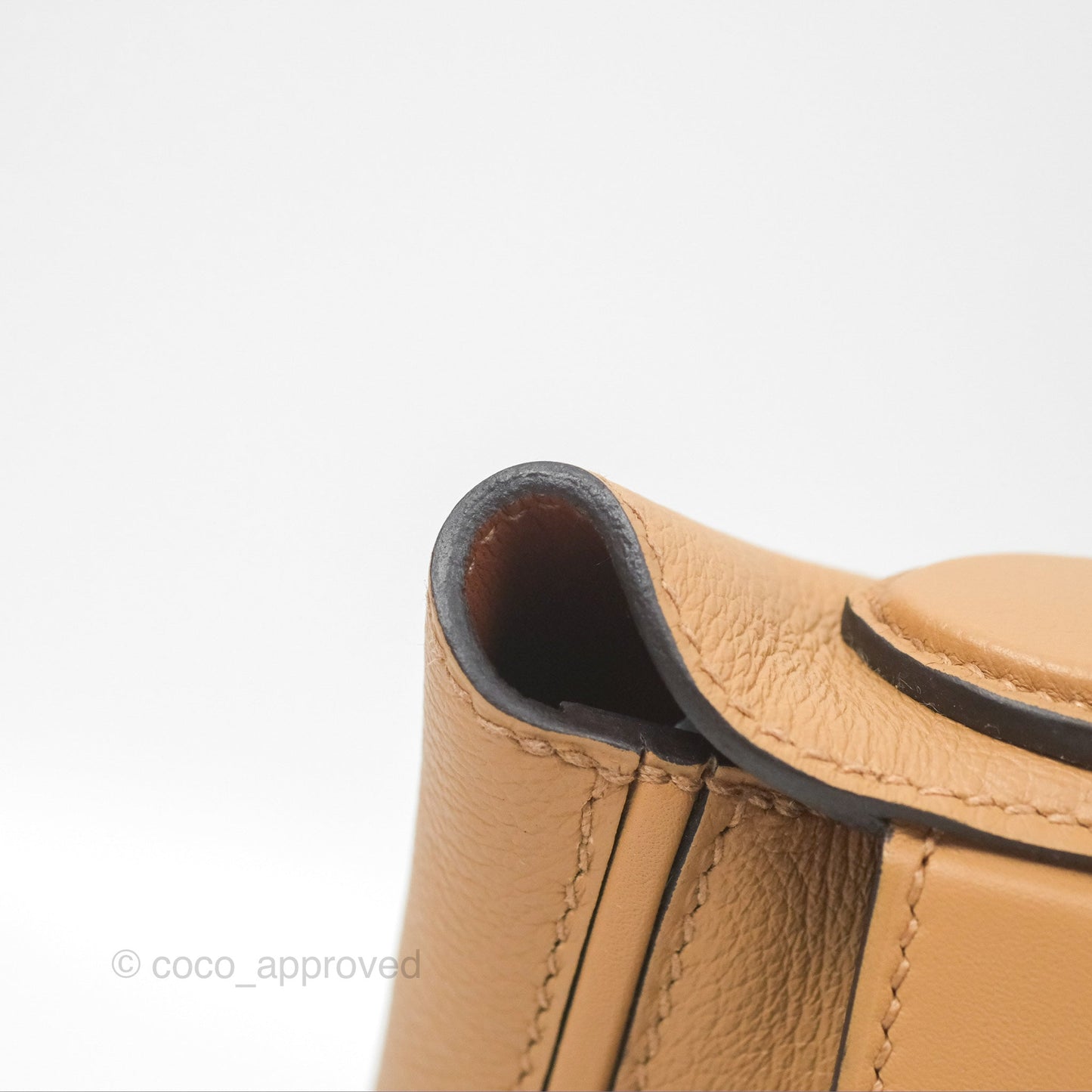 Hermès 24/24 21 Mini Chai 0M Fauve 34 Evercolor Gold Hardware