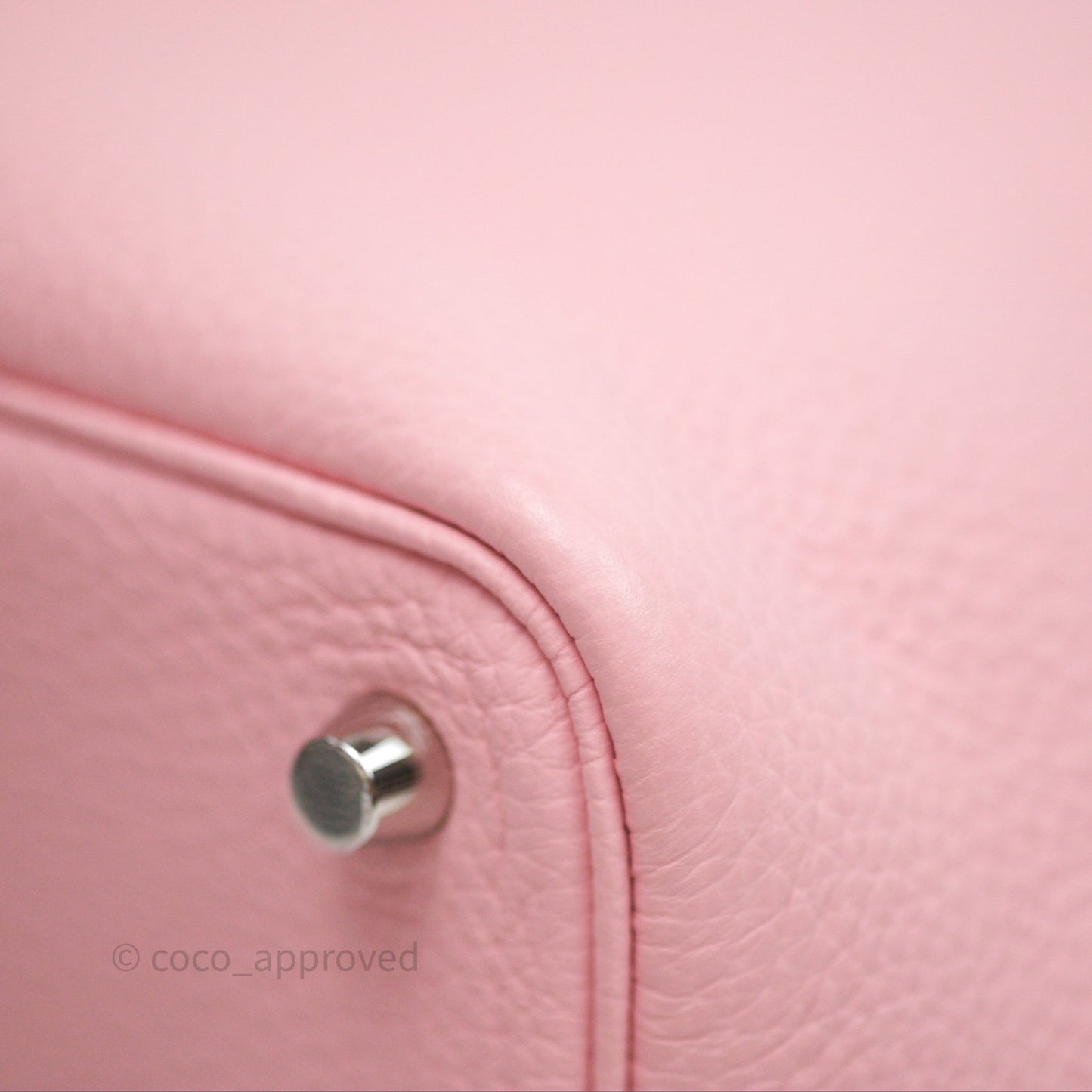 Hermès Picotin 18 Rose Sakura Clemence Palladium Hardware