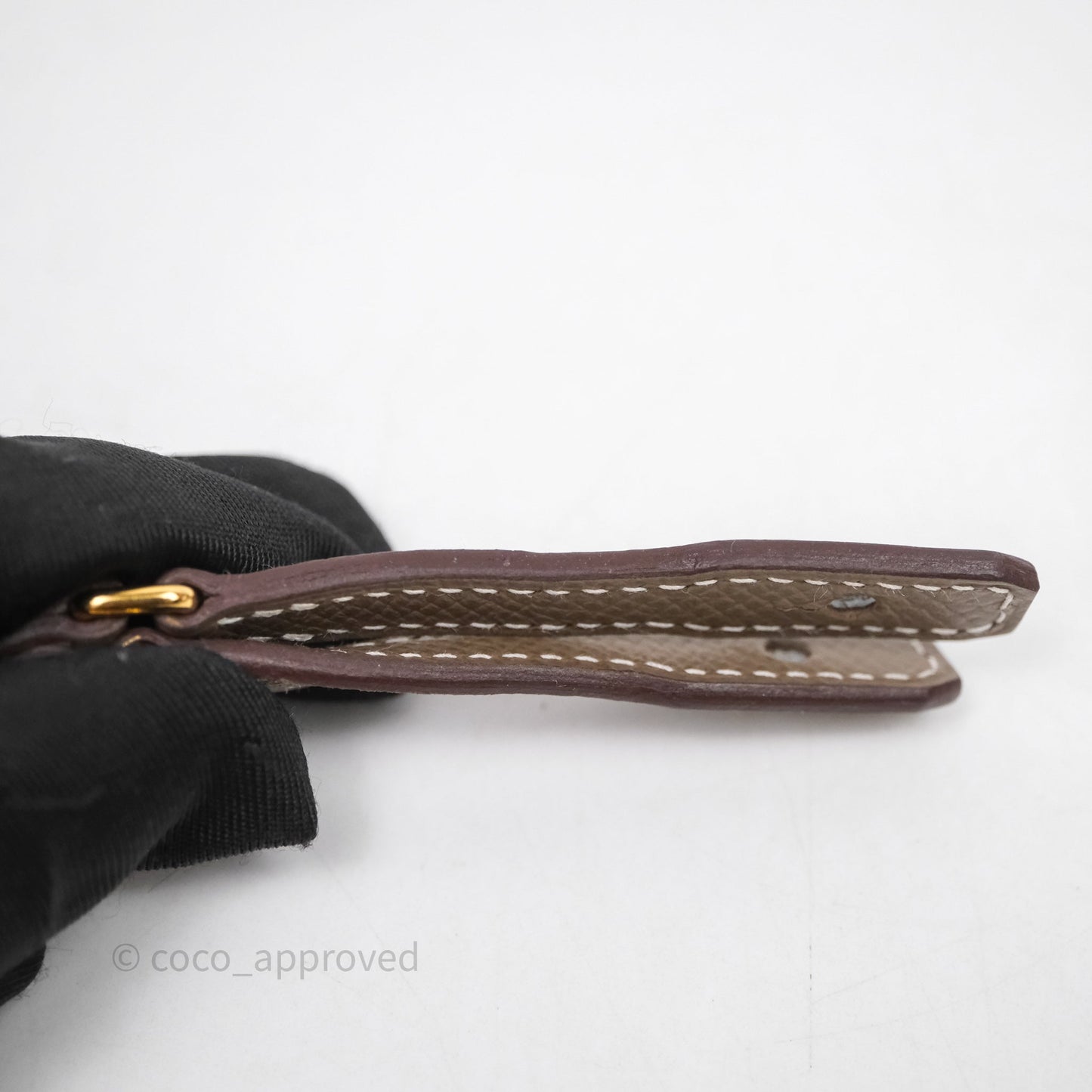 Hermès Kelly To Go Wallet Etoupe 18 Epsom Gold Hardware