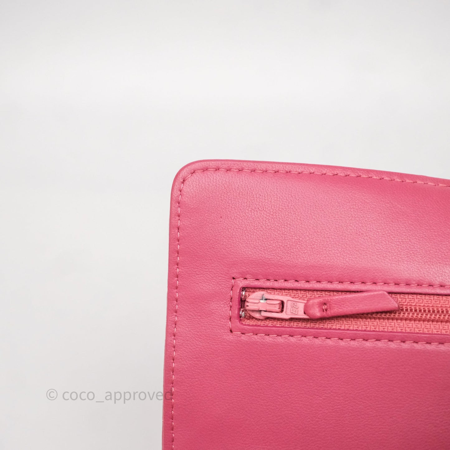 Chanel Quilted Classic WOC Pink Lambskin Gold Hardware