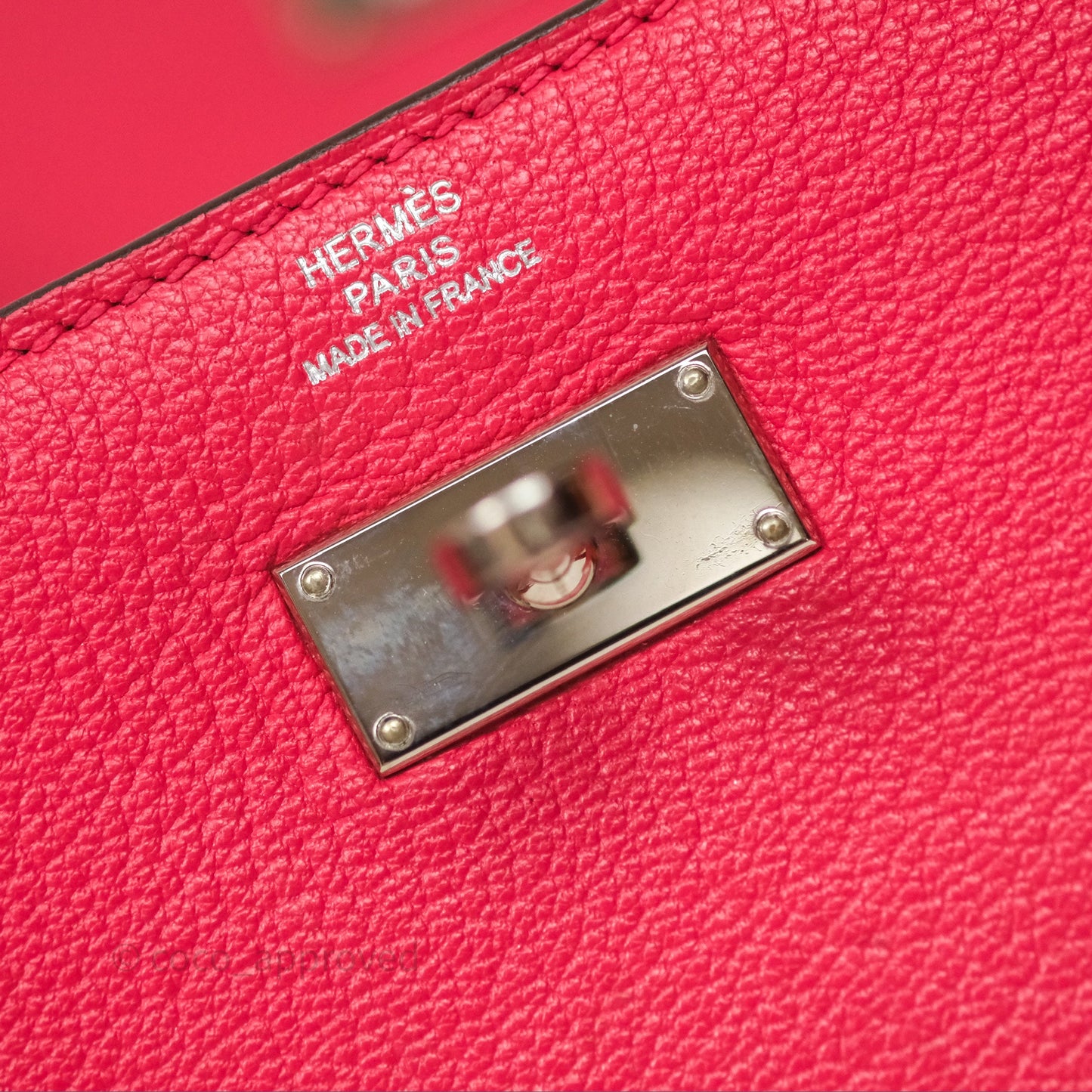 Hermès Kelly Wallet Pink Chevre Mysore Palladium Hardware