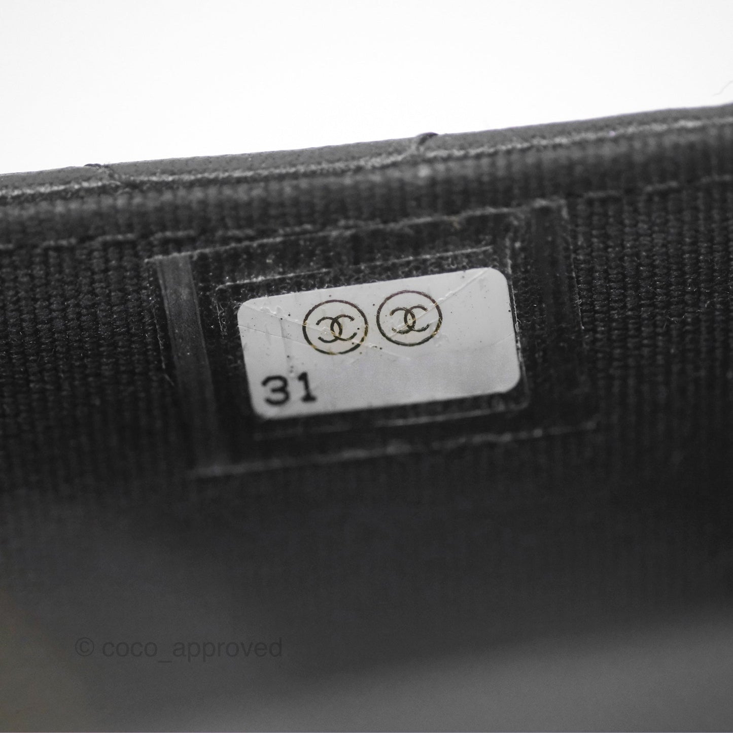 Chanel Mini Handle Flap Coin Purse With Chain Black Lambskin Gold Hardware