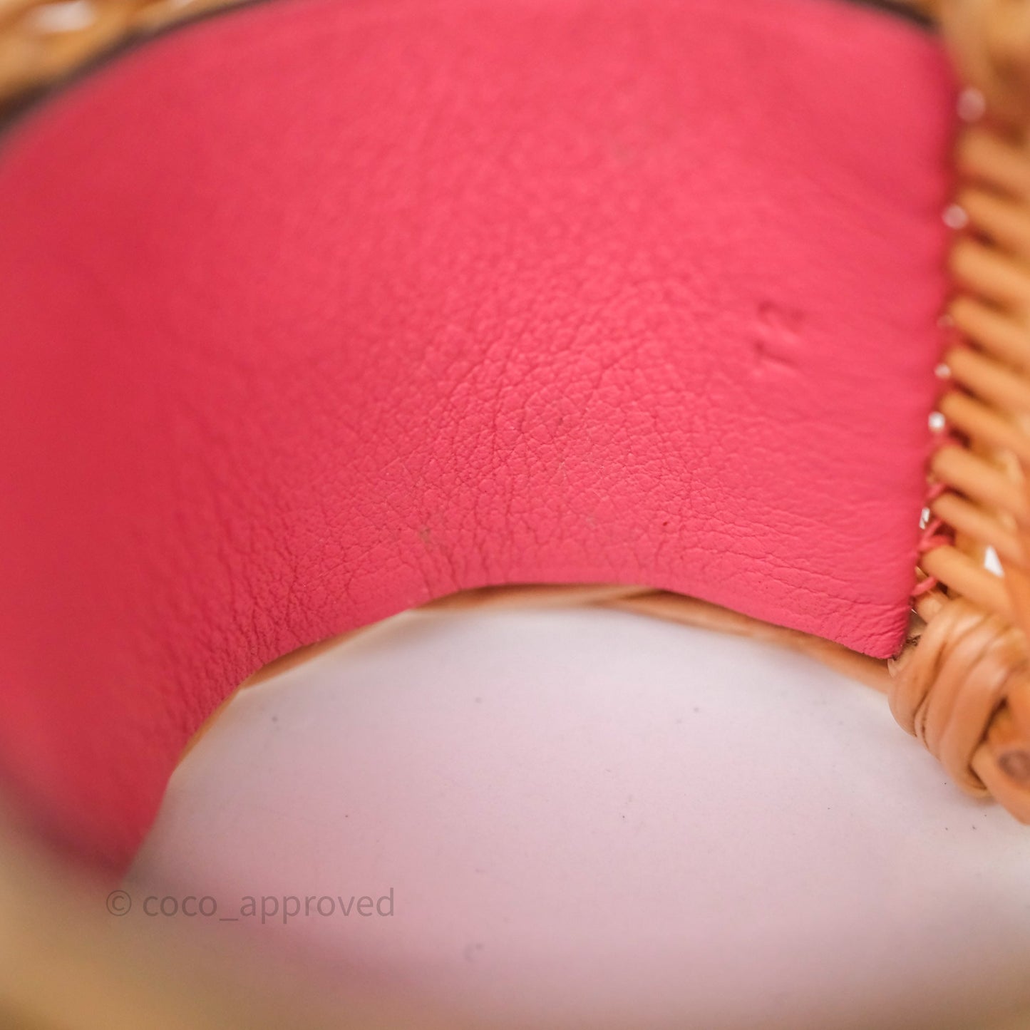 Hermès Medor Picnic Cuff Bracelet Rose Azalée Palladium Hardware