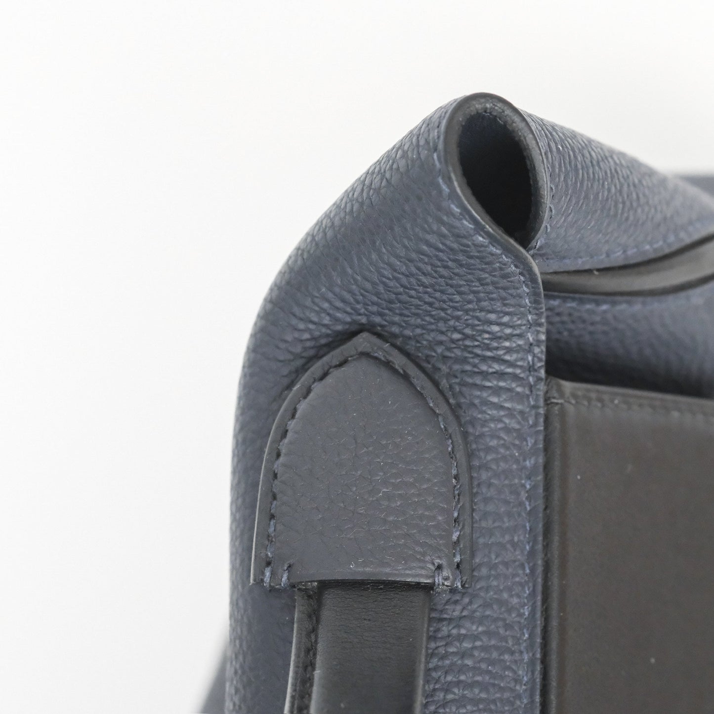 Hermès 24/24 29 Bleu Nuit 2Z / Noir Black 89 Togo/Swift Palladium Hardware