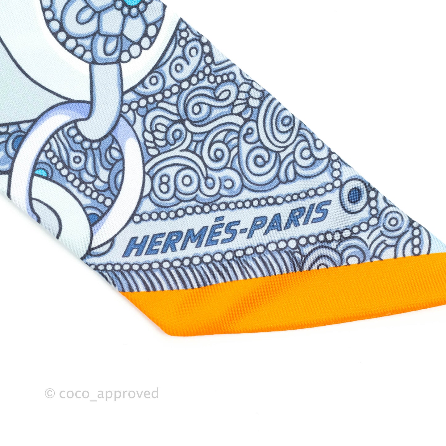 Hermès Silk Selle De Dignitaire Twilly
