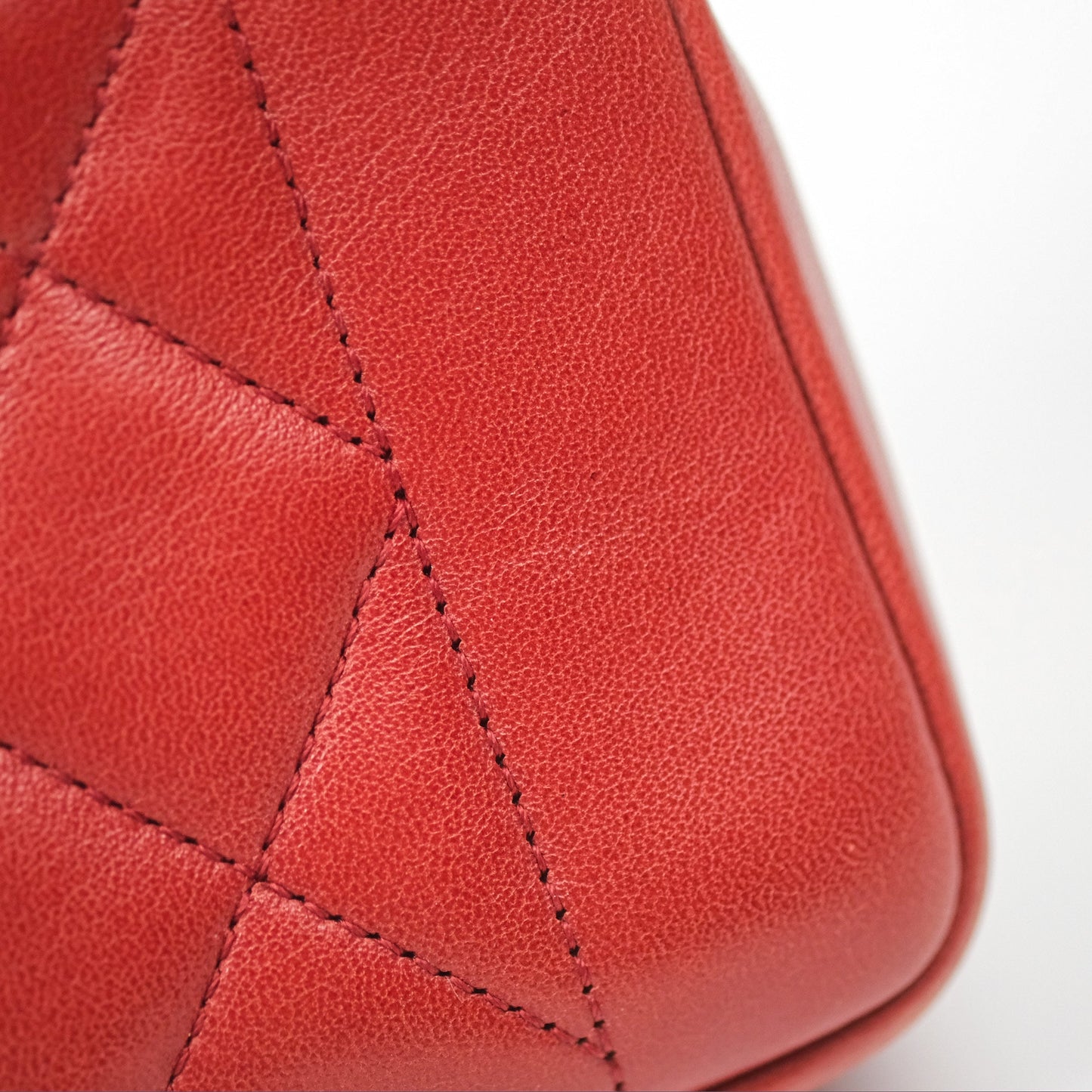 Chanel Diana Reissue Brick Red Gold Hardware