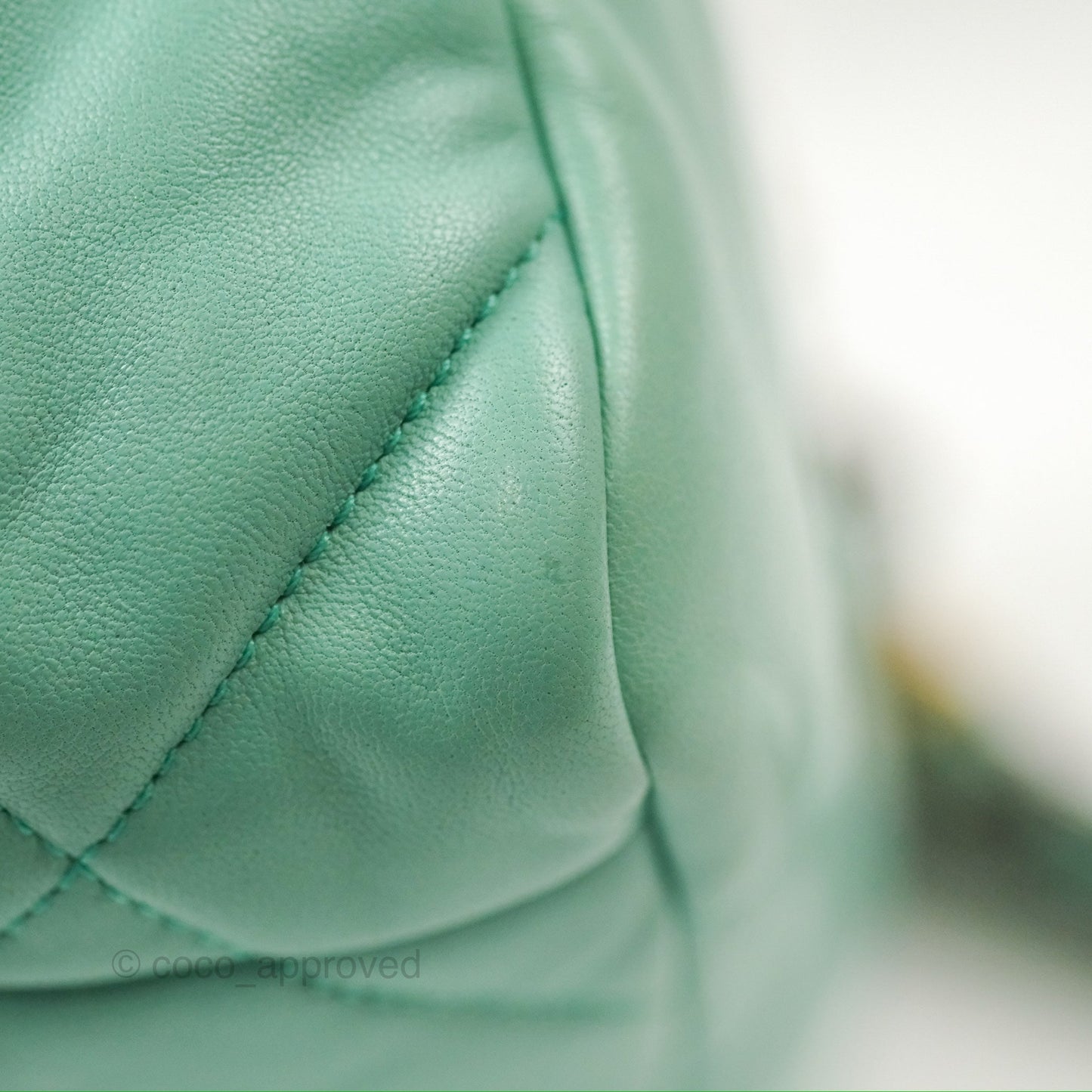 Chanel 19 Small Tiffany Blue Mixed Hardware
