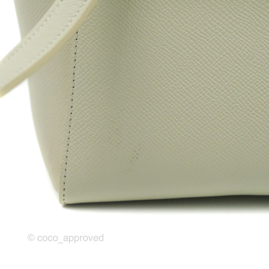 Celine Micro Belt Bag Light Khaki Grained Calfskin Silver Hardware