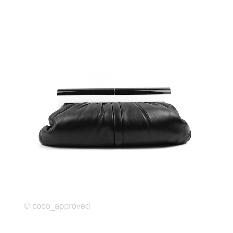 Chanel Puffy Clutch Black