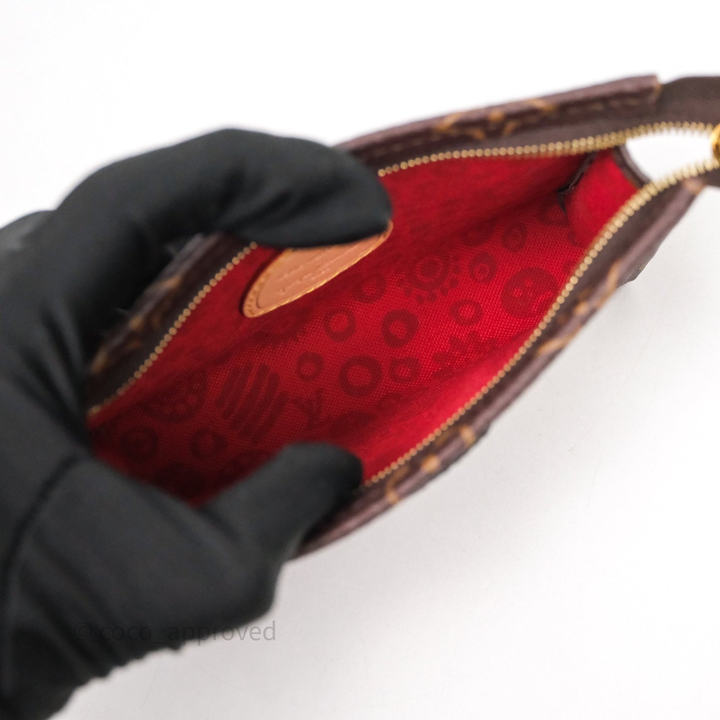 Louis Vuitton x Yayoi Kusama Toiletry Pouch on Chain Monogram Embroidered