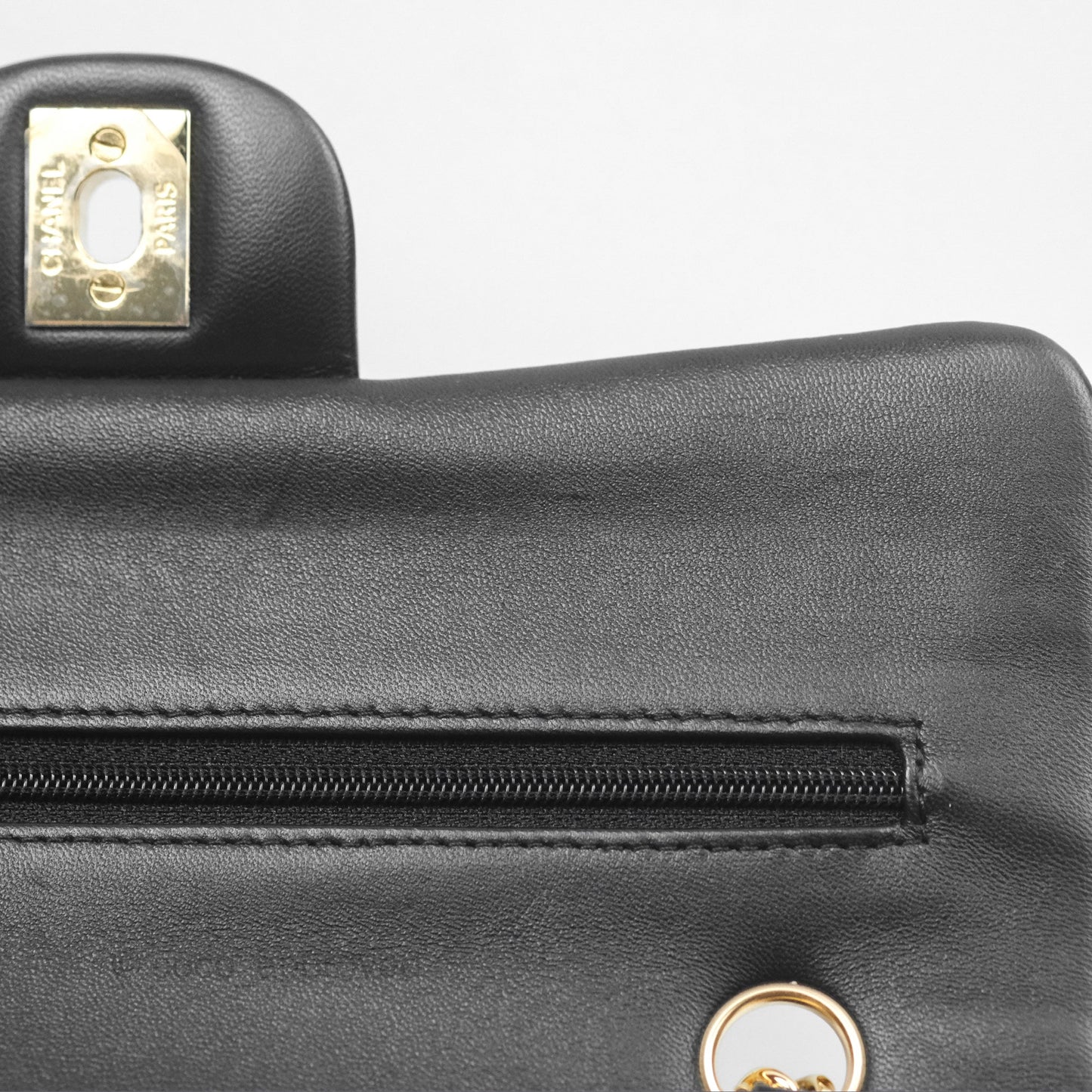 Chanel Small S/M Classic Flap Black Lambskin Gold Hardware