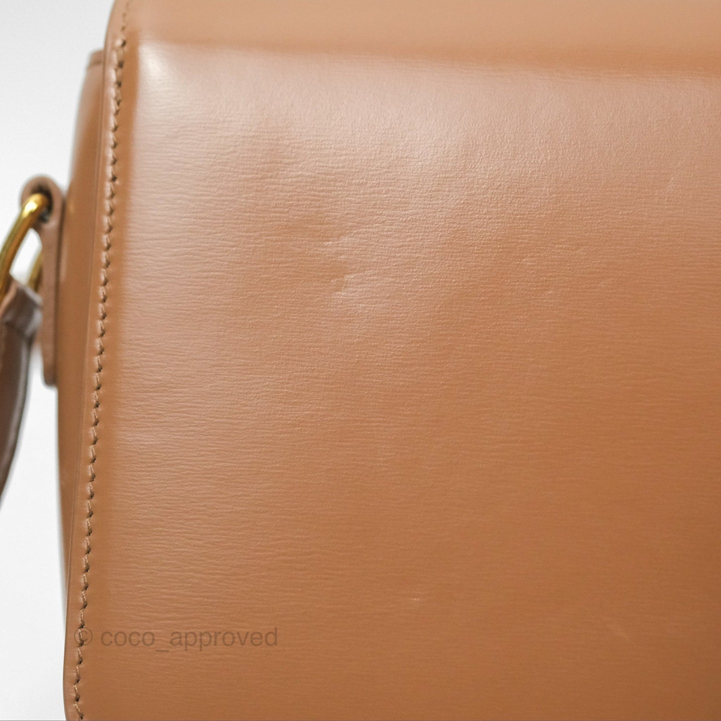 Celine Teen Triomphe Bag Shiny Calfskin Bronze