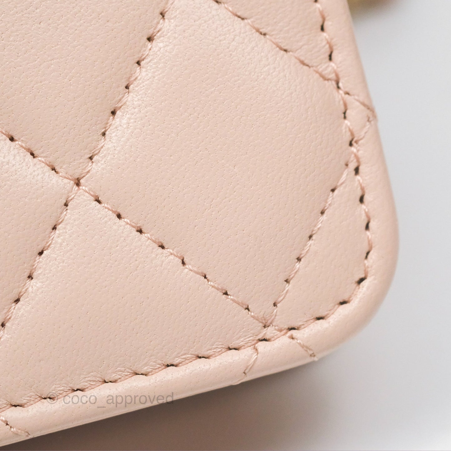 Chanel Trendy CC WOC Quilted Light Pink Lambskin Gold Hardware