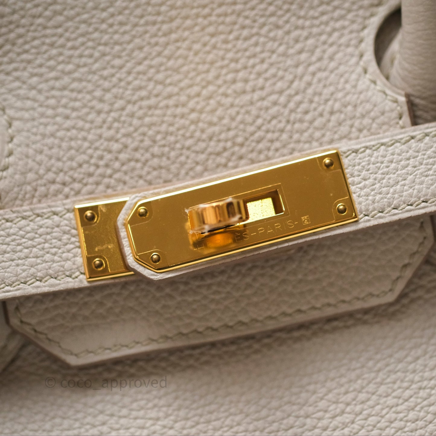 Hermès Birkin 30 Retourne Beton 8L Togo Gold Hardware