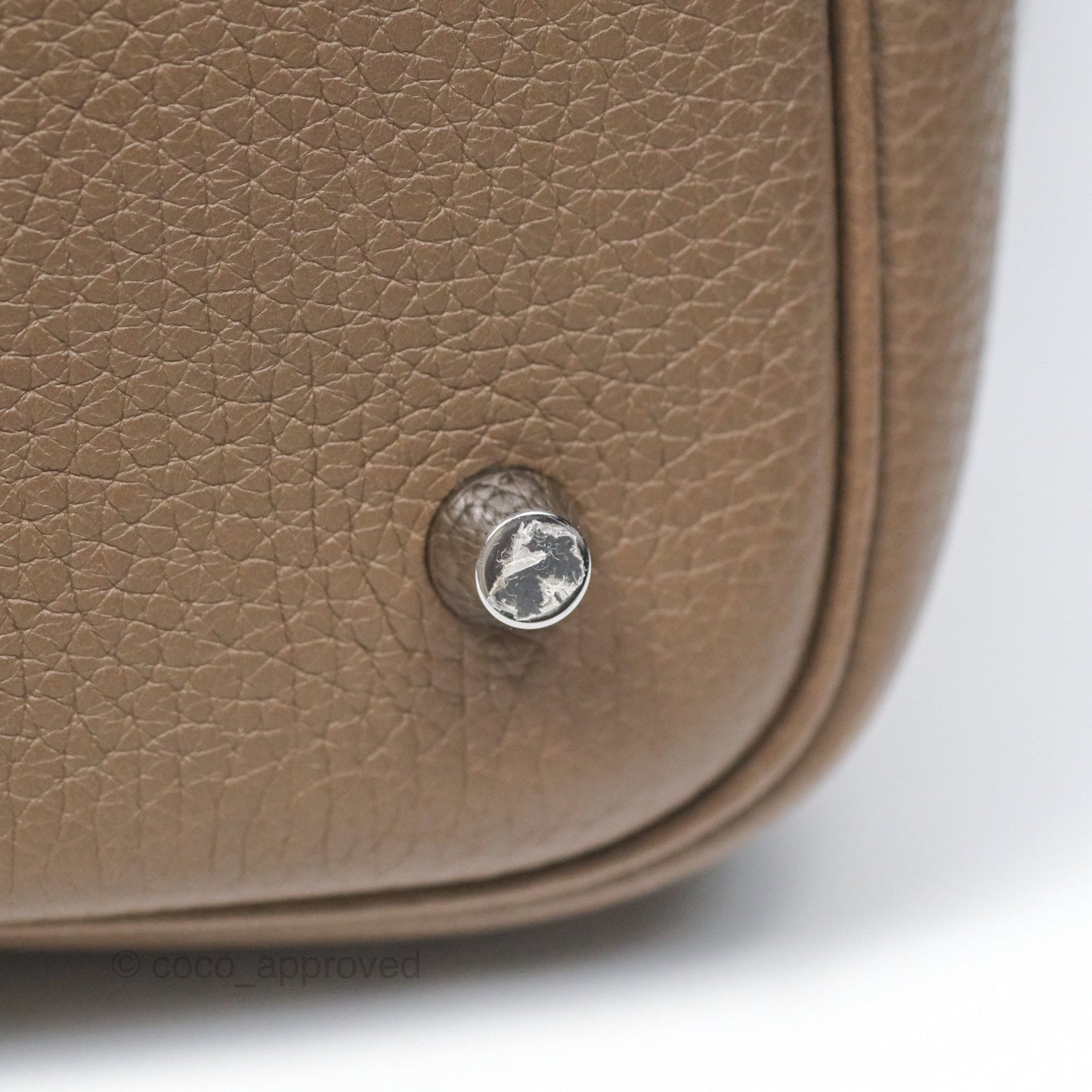 Hermès Picotin Lock 22 Etoupe Clemence Palladium Hardware