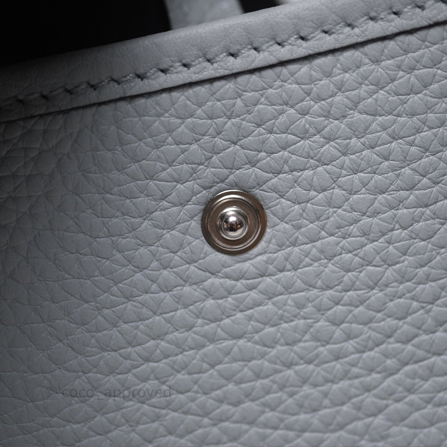 Hermès Mini Evelyne 16 Glacier 8U Clemence Palladium Hardware