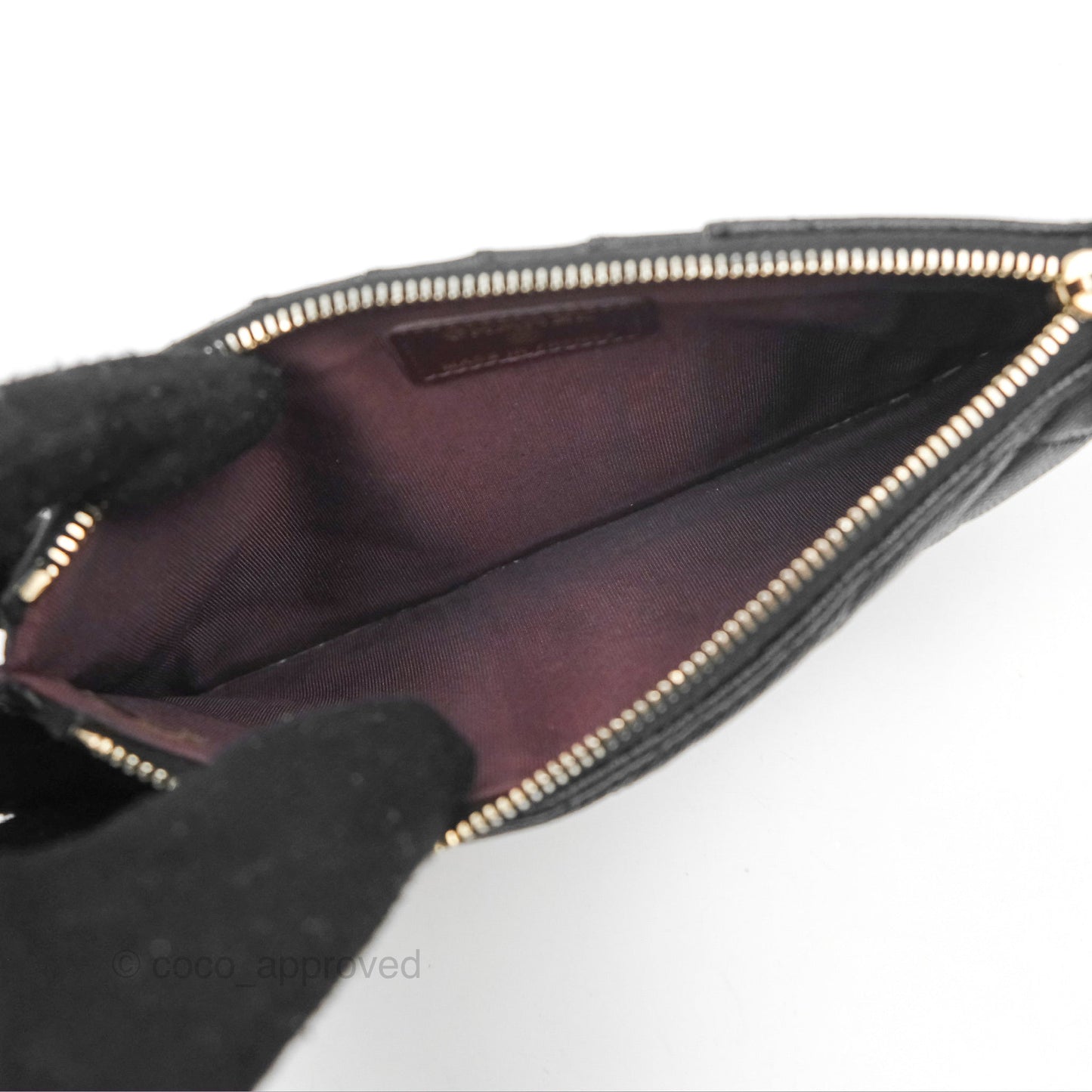 Chanel Classic Long Wallet Pouch Black Caviar