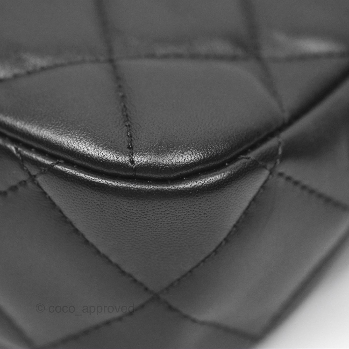 Chanel My Perfect Mini Camera Bag Black Lambskin Aged Gold Hardware