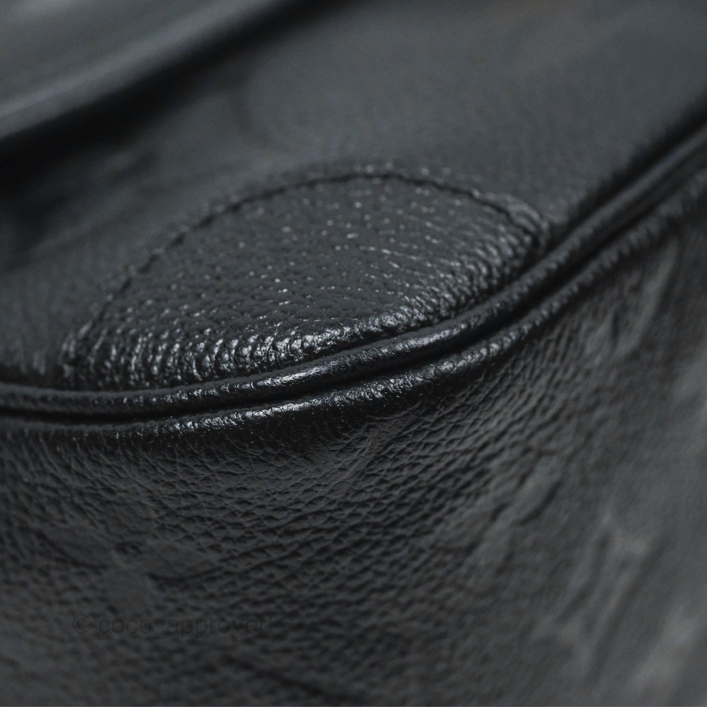 Louis Vuitton Diane Black Monogram Empreinte Leather