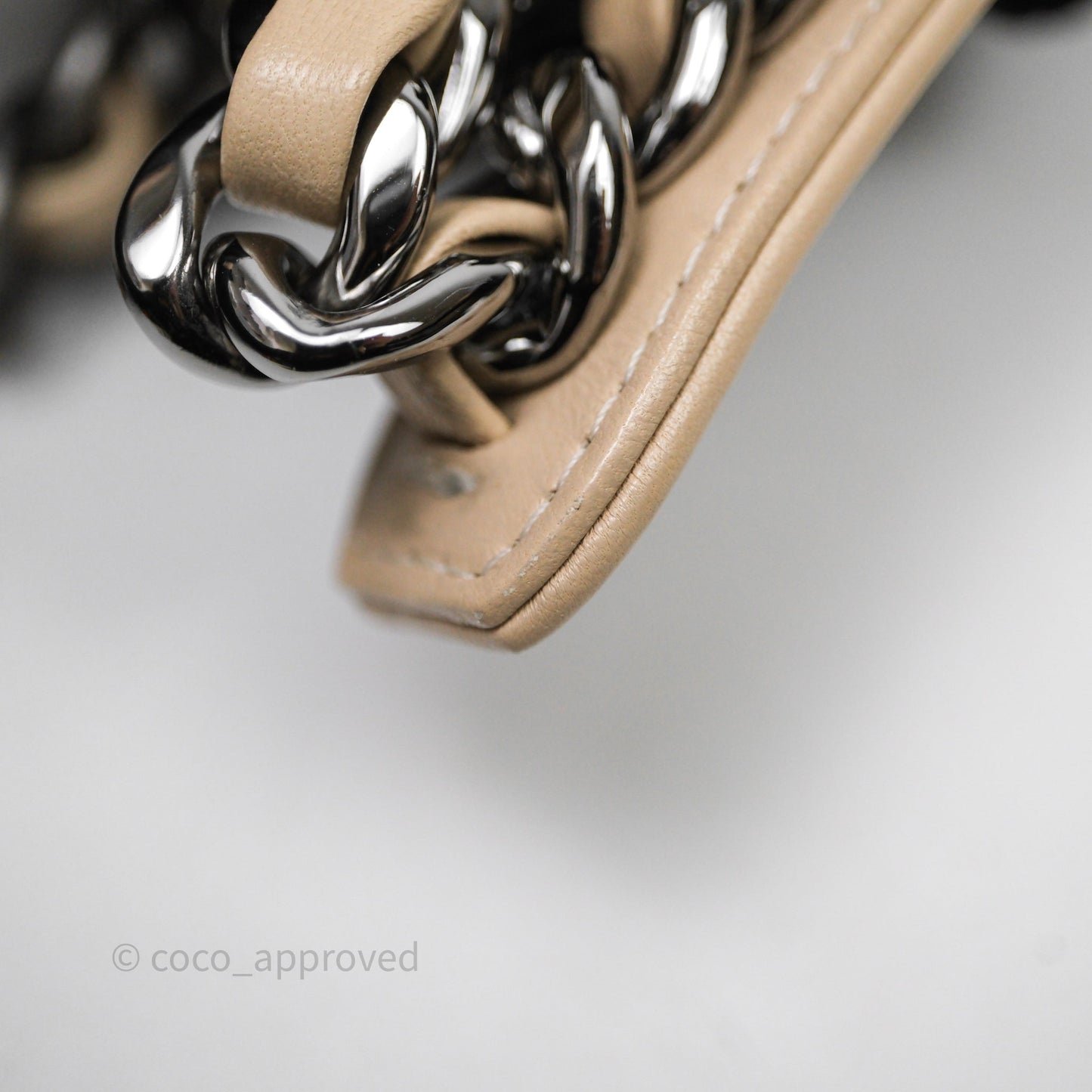 Chanel 19 Small Beige Lambskin Mixed Hardware