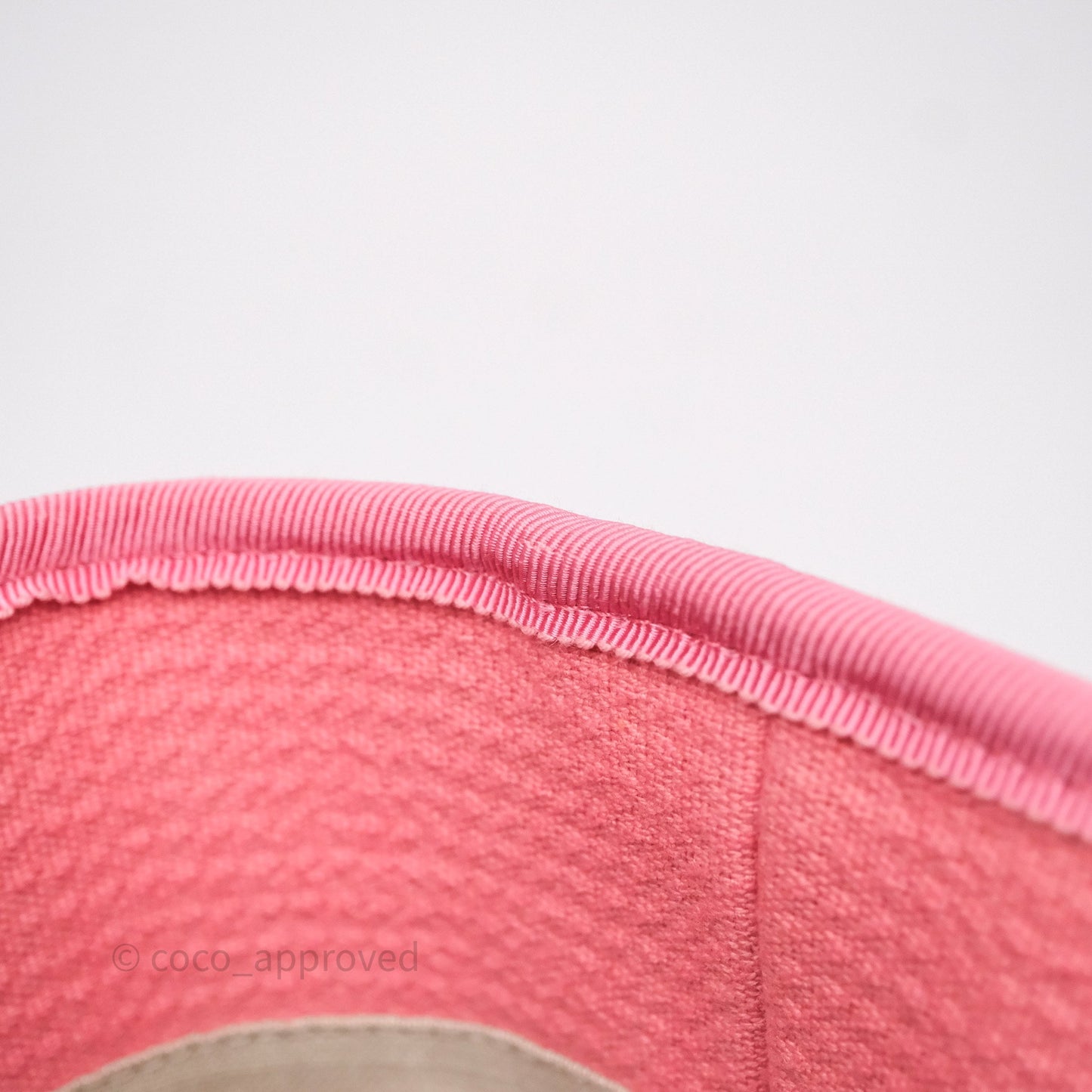 Chanel New Small Deauville Tote Pink Cotton Sliver Hardware