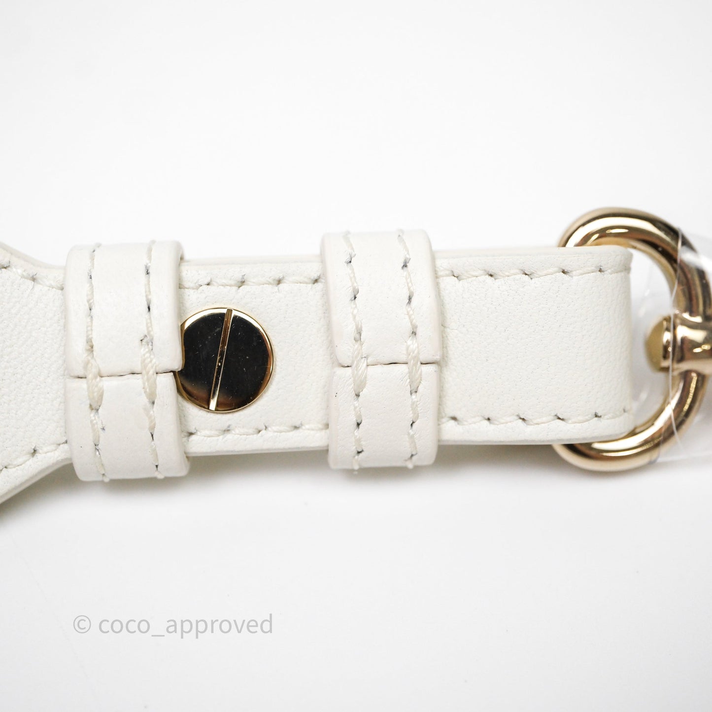 Christian Dior Small My ABCDior Lady Dior Bag White Cannage Lambskin Gold Hardware
