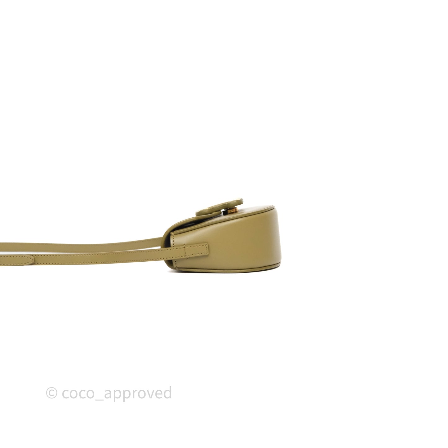 Celine Mini Besace Cuir Triomphe Green Calfskin