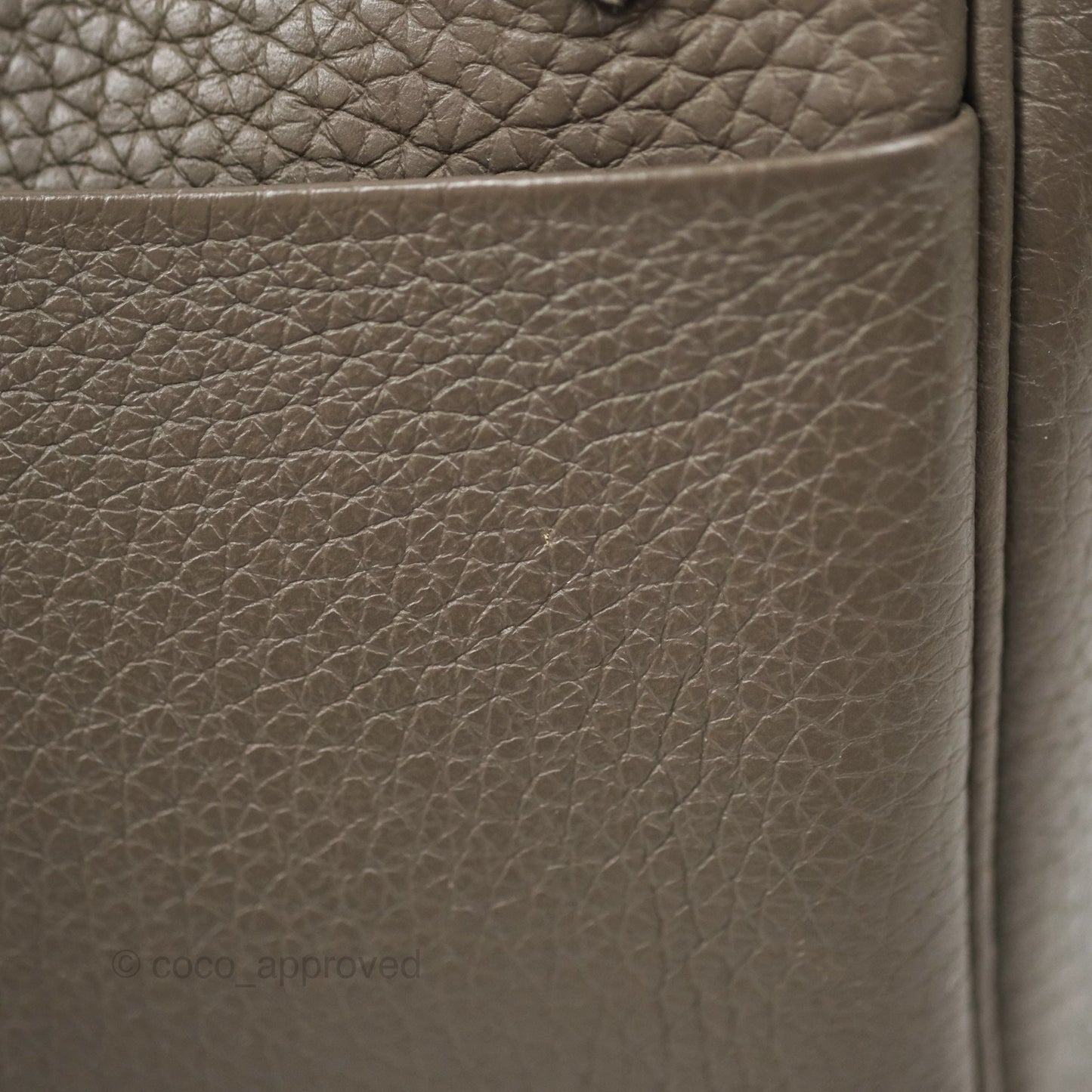 Hermès Lindy 26 Etain 8F Clemence Palladium Hardware
