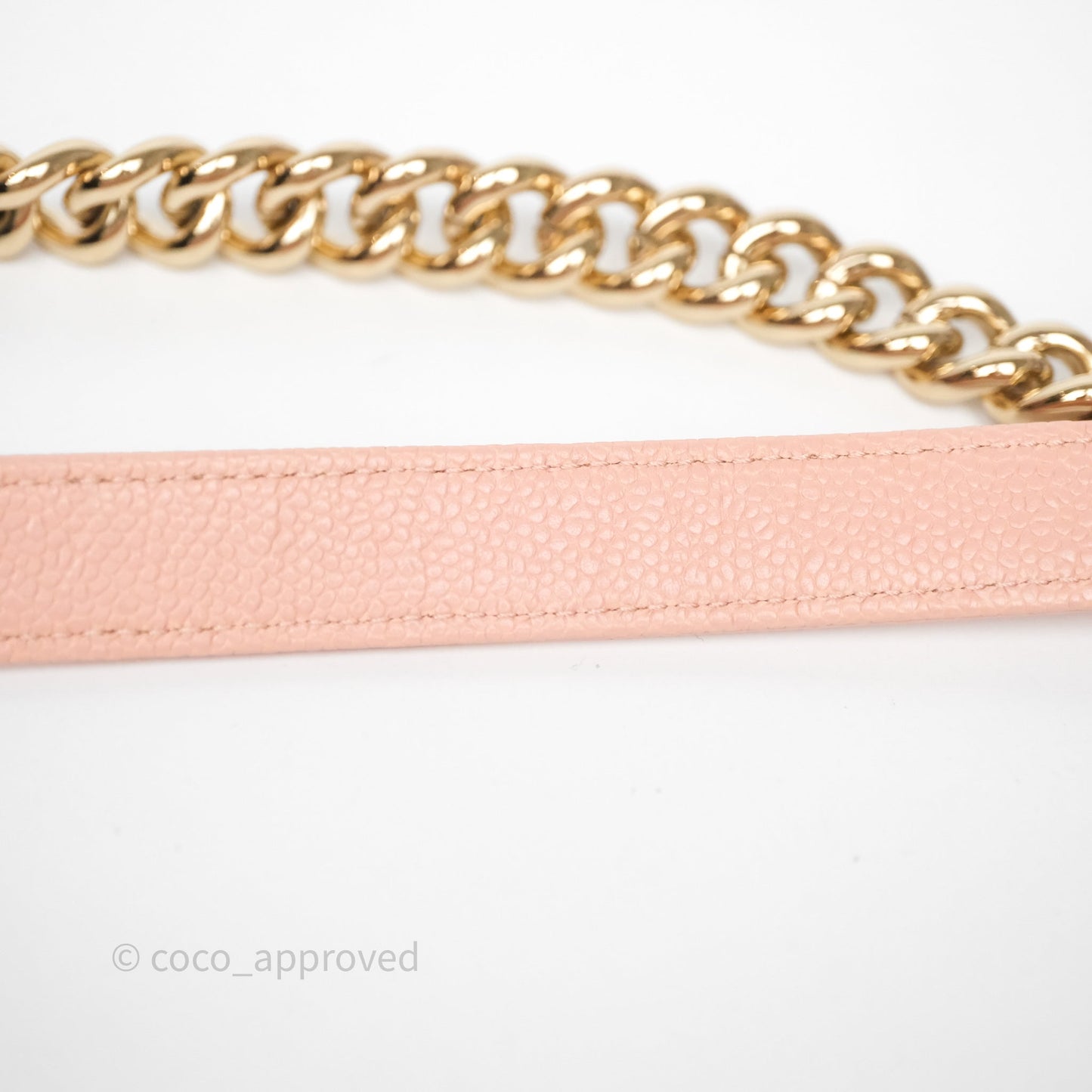 Chanel Small Boy Quilted Pink Caviar Gold Hardware