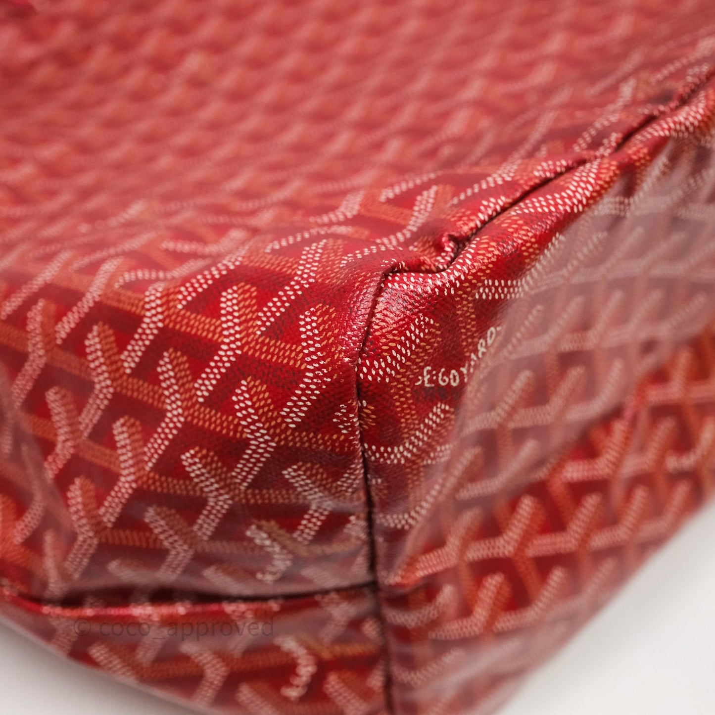 Goyard St Louis Tote GM Red