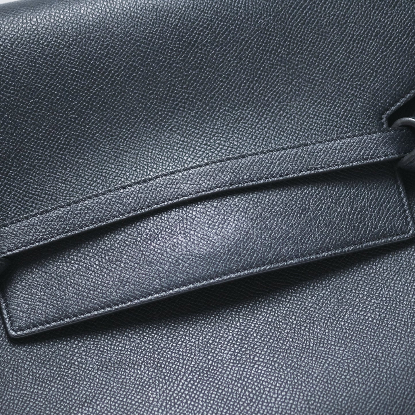 Celine Mini Belt Bag Navy Grained Calfskin Silver Hardware