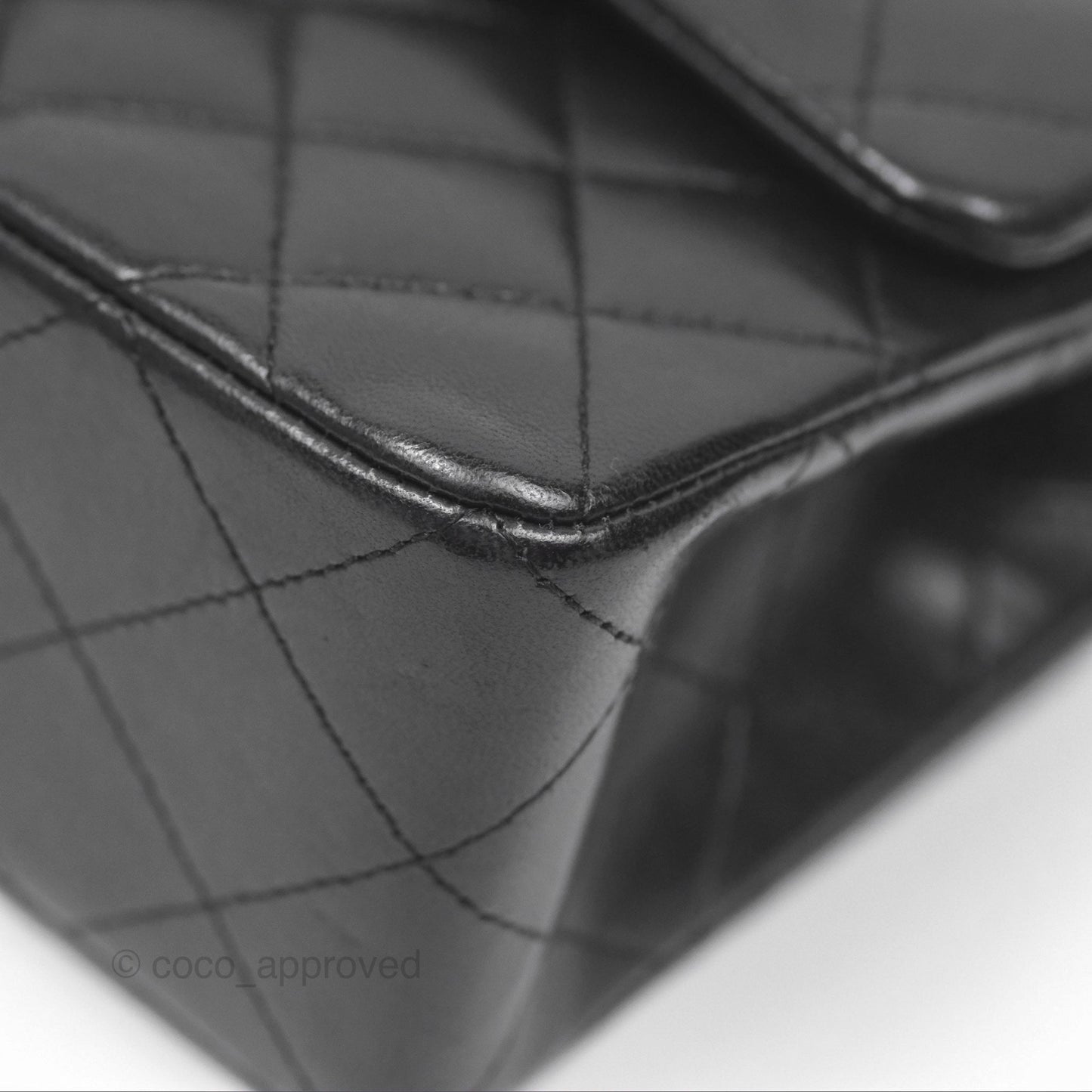 Chanel Small S/M Classic Flap Black Lambskin Silver Hardware