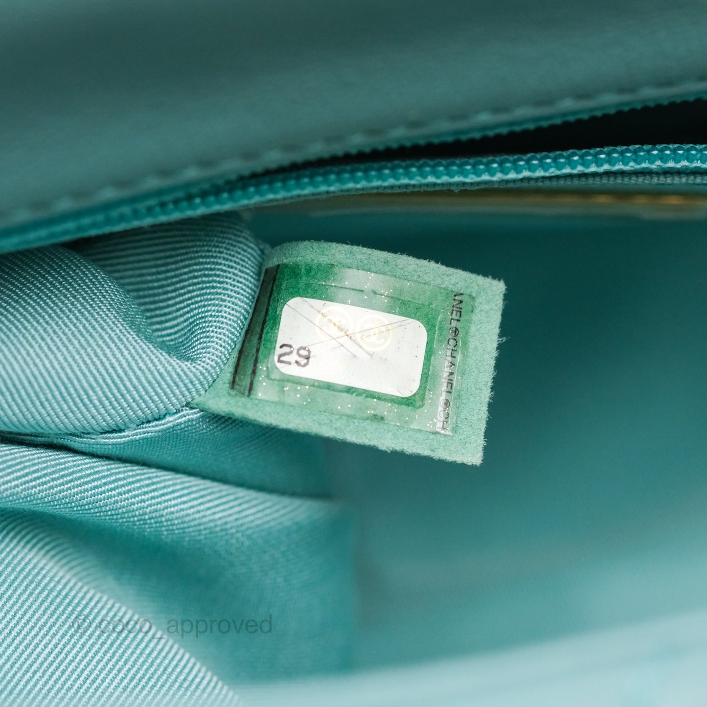 Chanel 19 Small Tiffany Blue Mixed Hardware