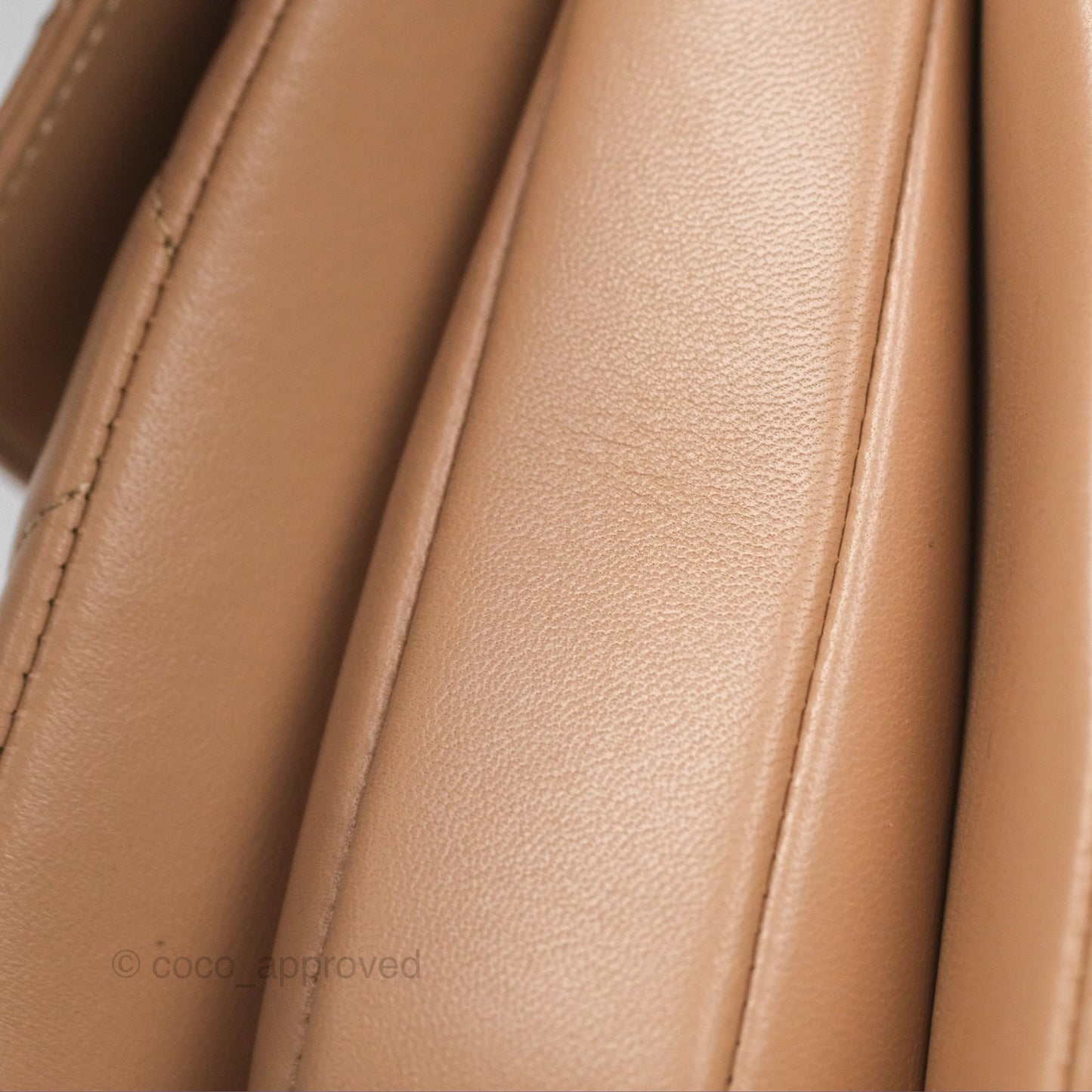 Chanel Trendy CC Small Beige Lambskin Gold Hardware 22S