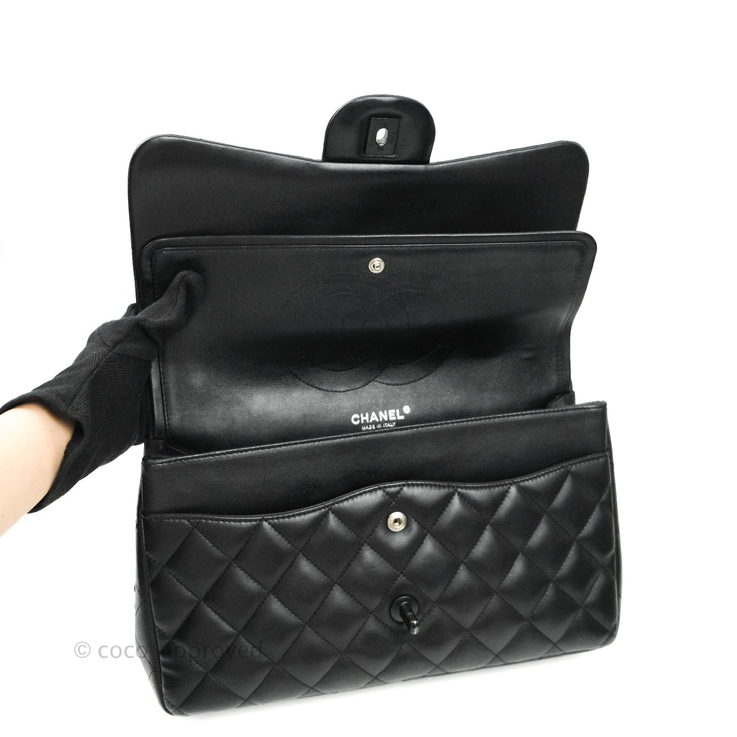 Chanel Jumbo Double Flap So Black Lambskin
