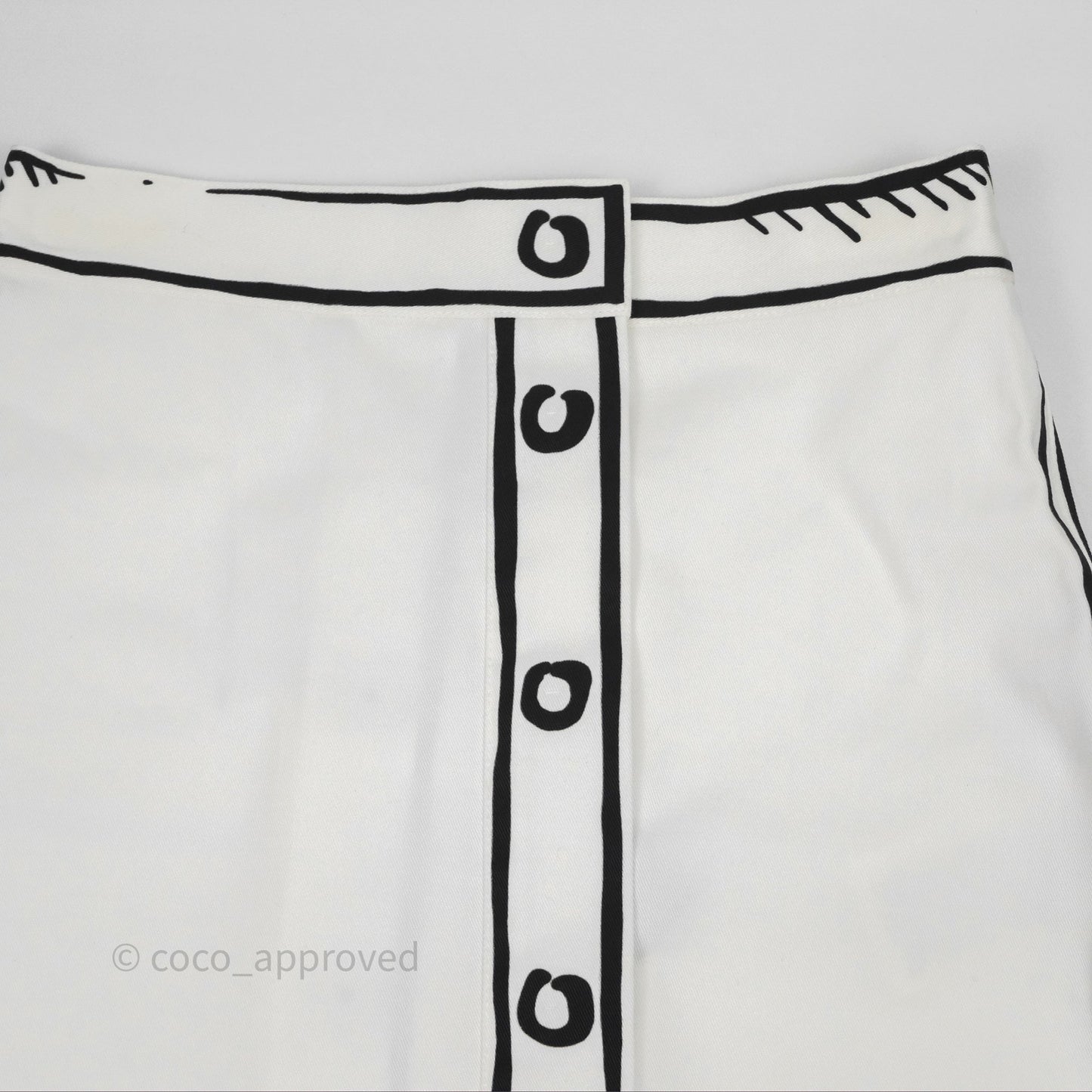 Fendi Roma Joshu White Skirt