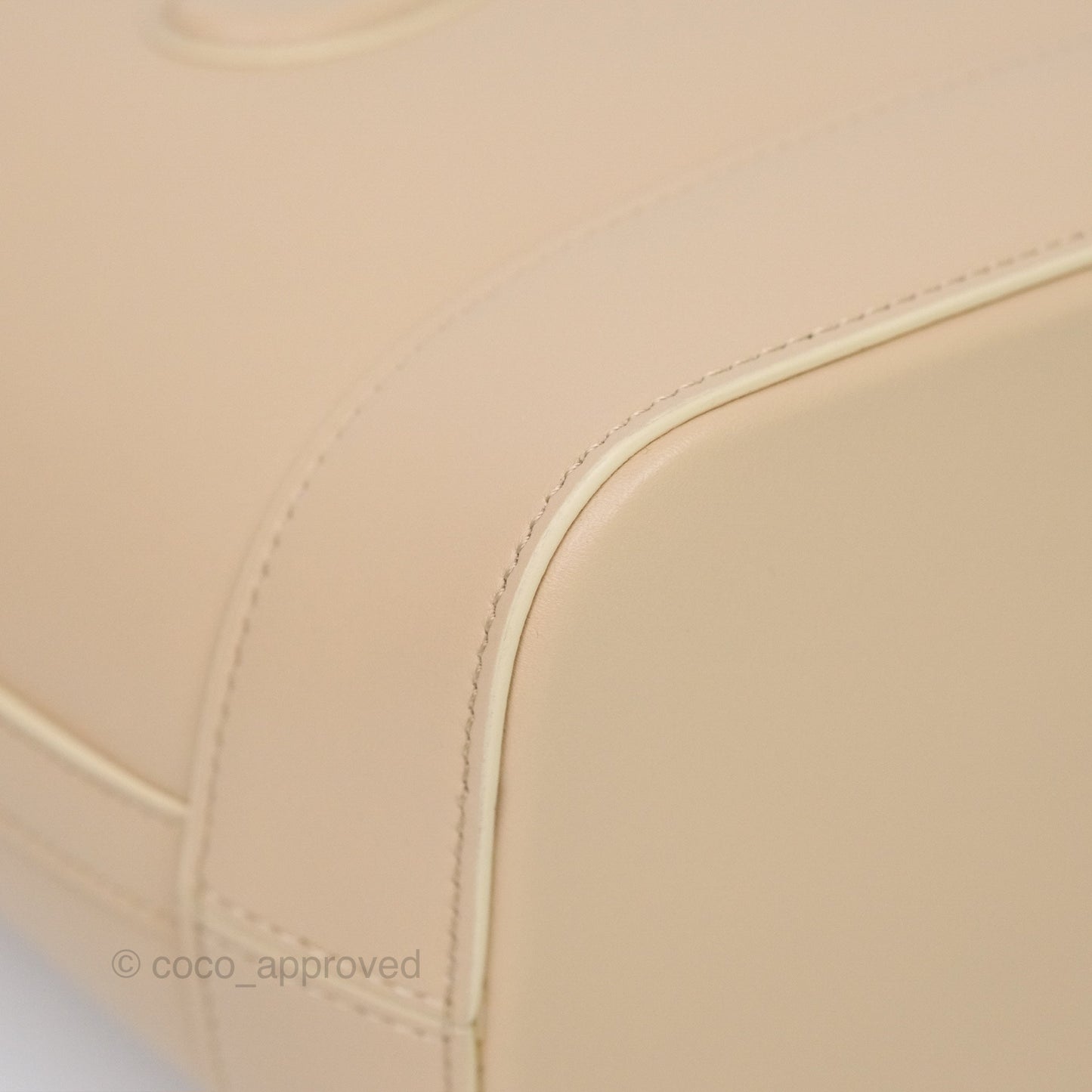 Celine Small Bucket Cuir Triomphe Calfskin Nude